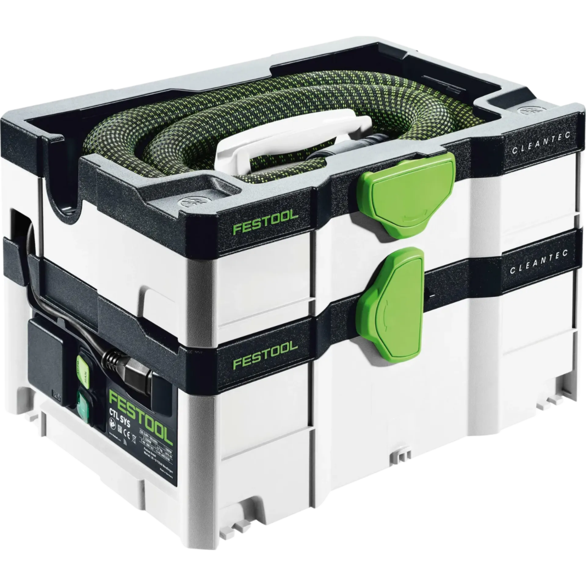 Aspirateur Cleantex CTL Sys (1000 W - 4,5/3,5 litres)