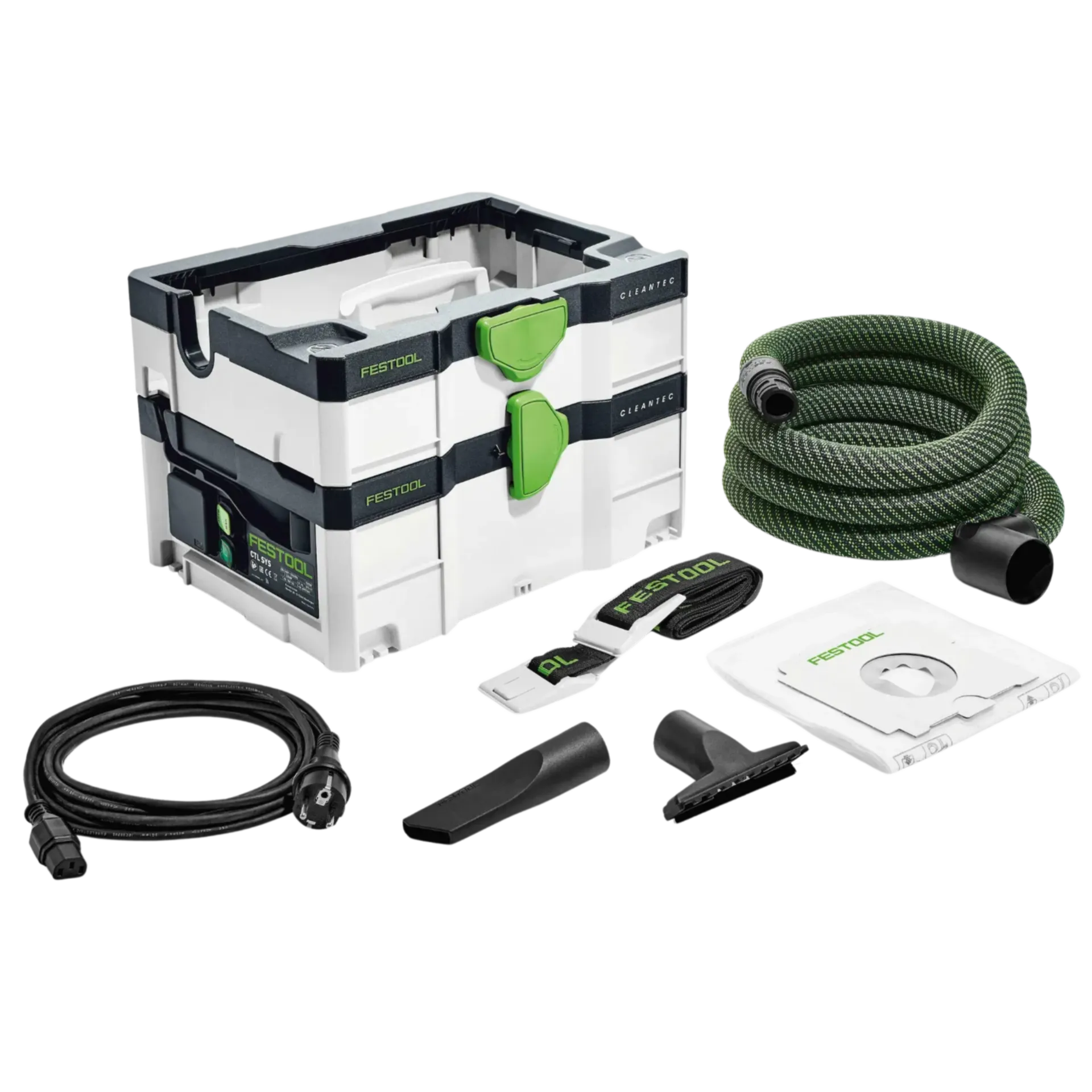 Aspirateur Cleantex CTL Sys (1000 W - 4,5/3,5 litres)