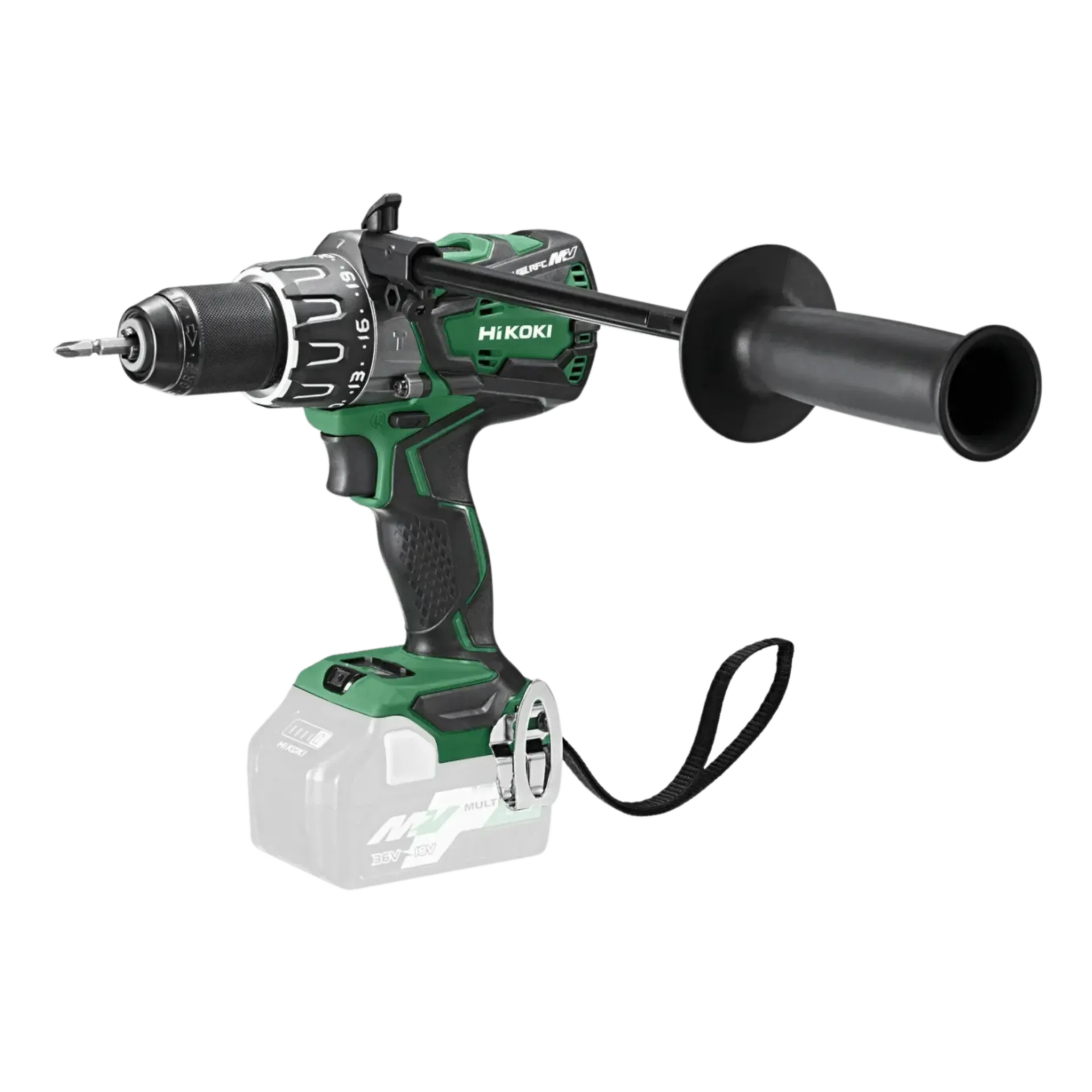 Accuschroef- en klopboormachine HiKOKI (36 V - geleverd zonder accu) Accuschroef- en klopboormachine HiKOKI (36 V - geleverd zonder accu)