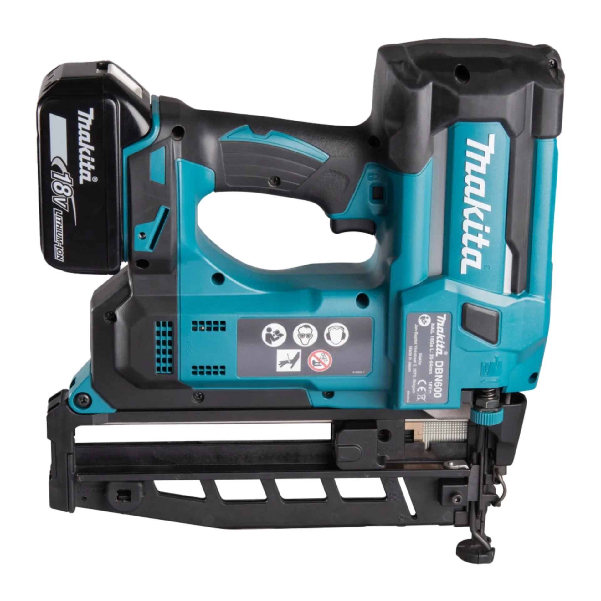 Appareil à Clous sur Batterie DBN600RTJ (18V - 2 x 5 Ah Li-ion - Pointes 16 GA)