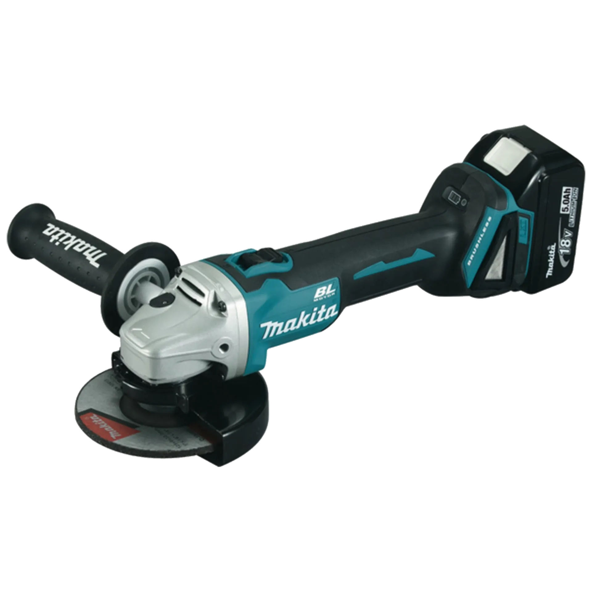 Meuleuse d'Angle sur Batterie DGA506RTJ (18V - 2 X 5 Ah Li-ion - 125 mm)