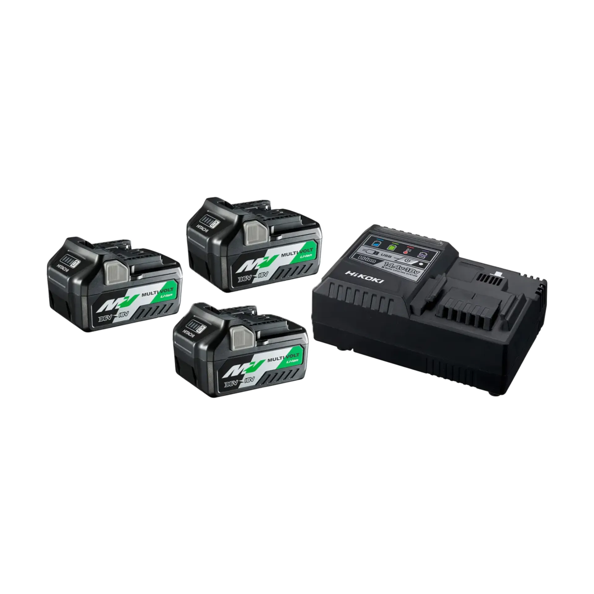 Set batterijen 18V-36V UC18YSL3WA3: BSL36A18: 3 X 5 Ah Li-ion + lader