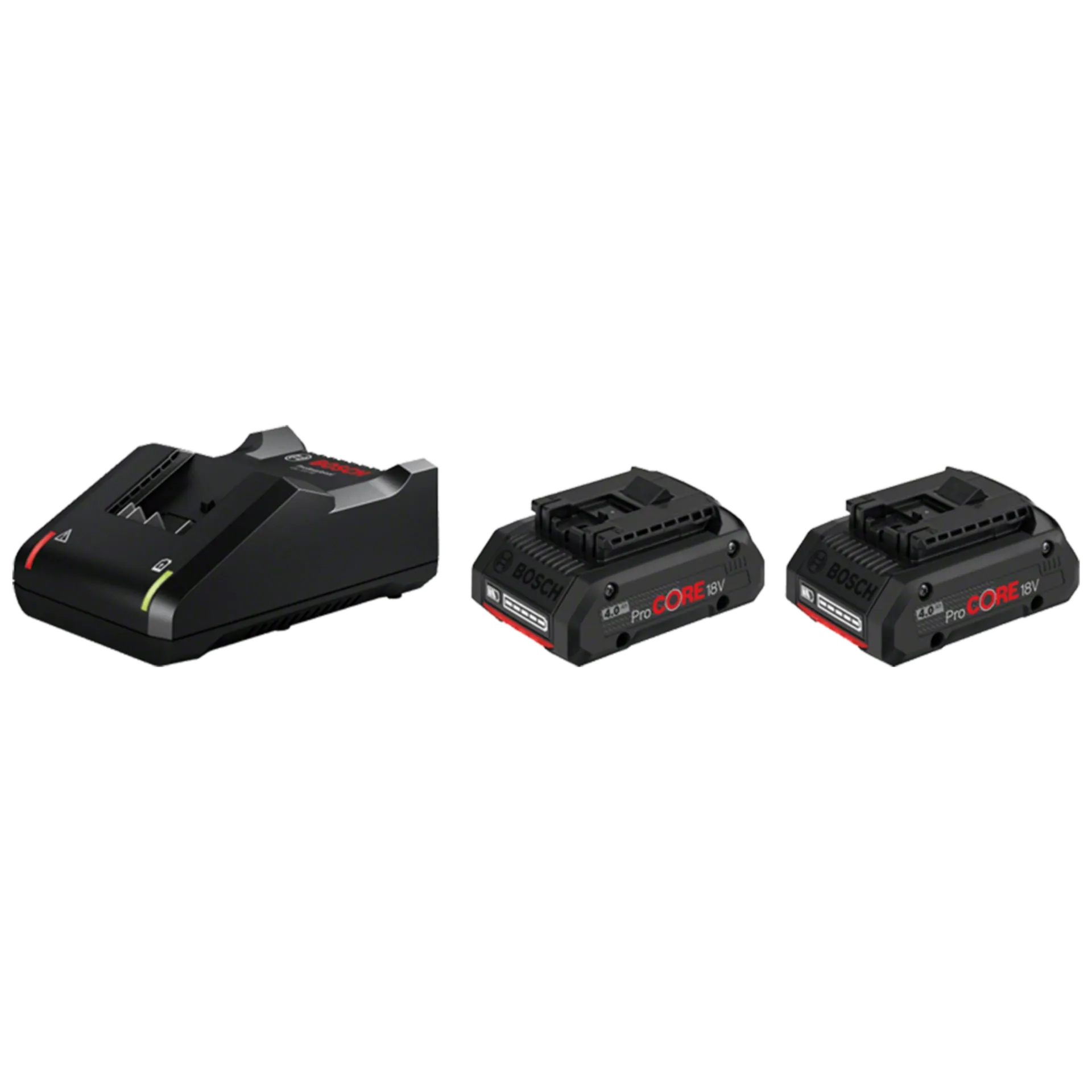 AccuSet (2x 4 Ah Li-ion Procore + Lader GAL18V-40)