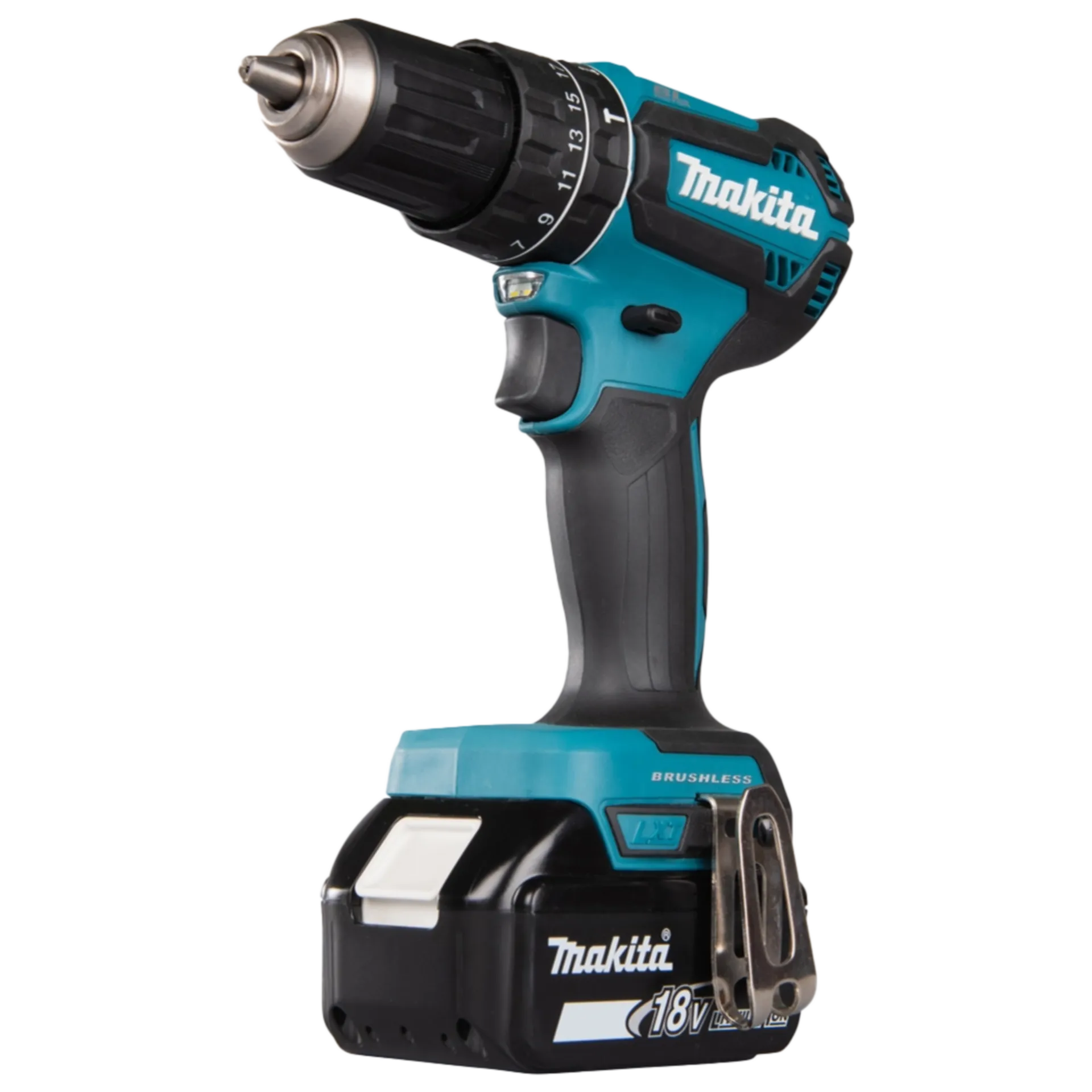 Perceuse-visseuse à percussion sans fil DHP485RFJ (18V - 2 x 3 Ah Li-ion)
