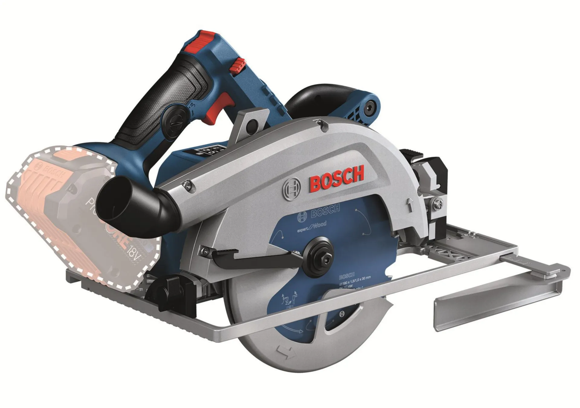 Scie circulaire GKS 18V-68 GC (18V - Sans batterie)