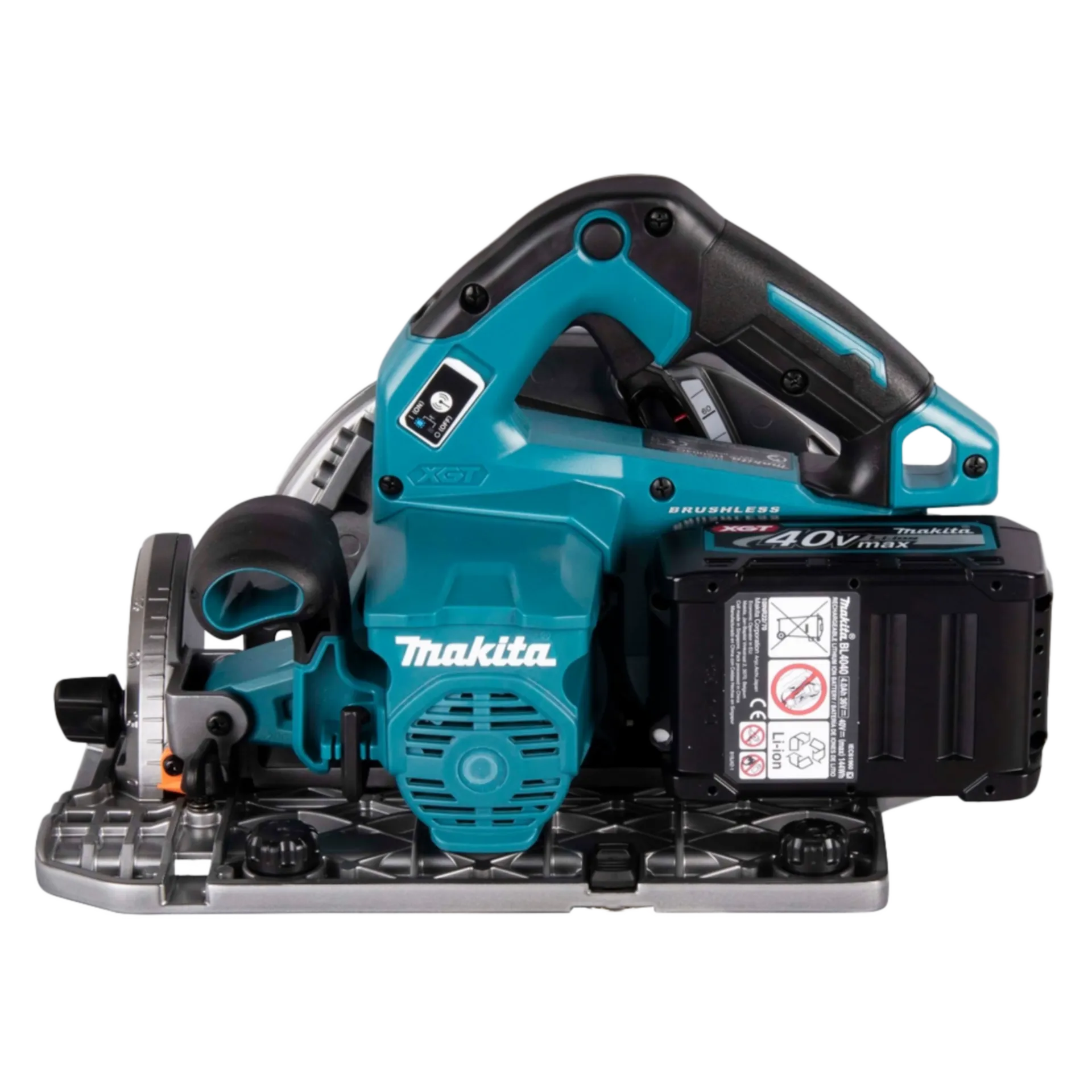 Scie Circulaire sur Batterie HS004GM202 (40V - 2 x 4 Ah Li-ion - Ø 190 mm) Scie Circulaire sur Batterie HS004GM202 (40V - 2 x 4 Ah Li-ion - Ø 190 mm)