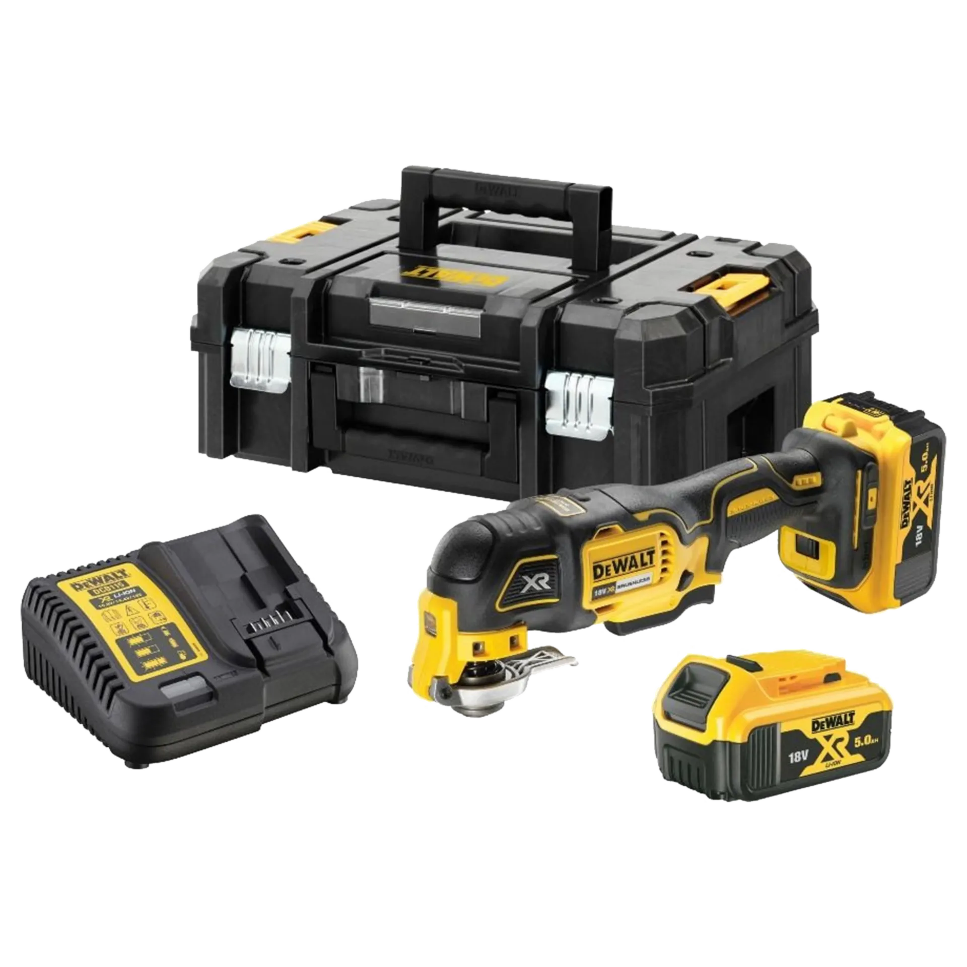 Outil Multifonction sur Batterie DCS356P2-QW (18 V - 2 X 5 Ah Li-ion)