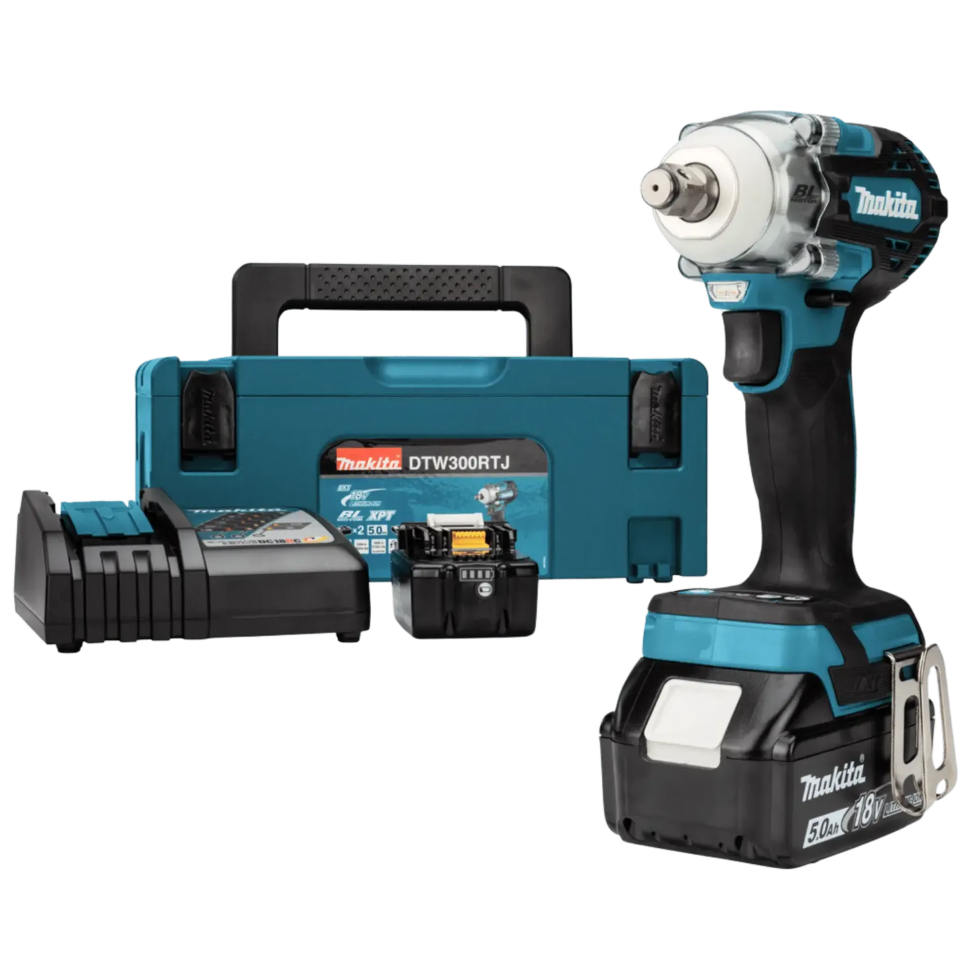 Accu slagmoersleutel DTW300RTJ (18V - 2 x 5.0 Ah Li-ion - 280 Nm - 1/2") Accu slagmoersleutel DTW300RTJ (18V - 2 x 5.0 Ah Li-ion - 280 Nm - 1/2")