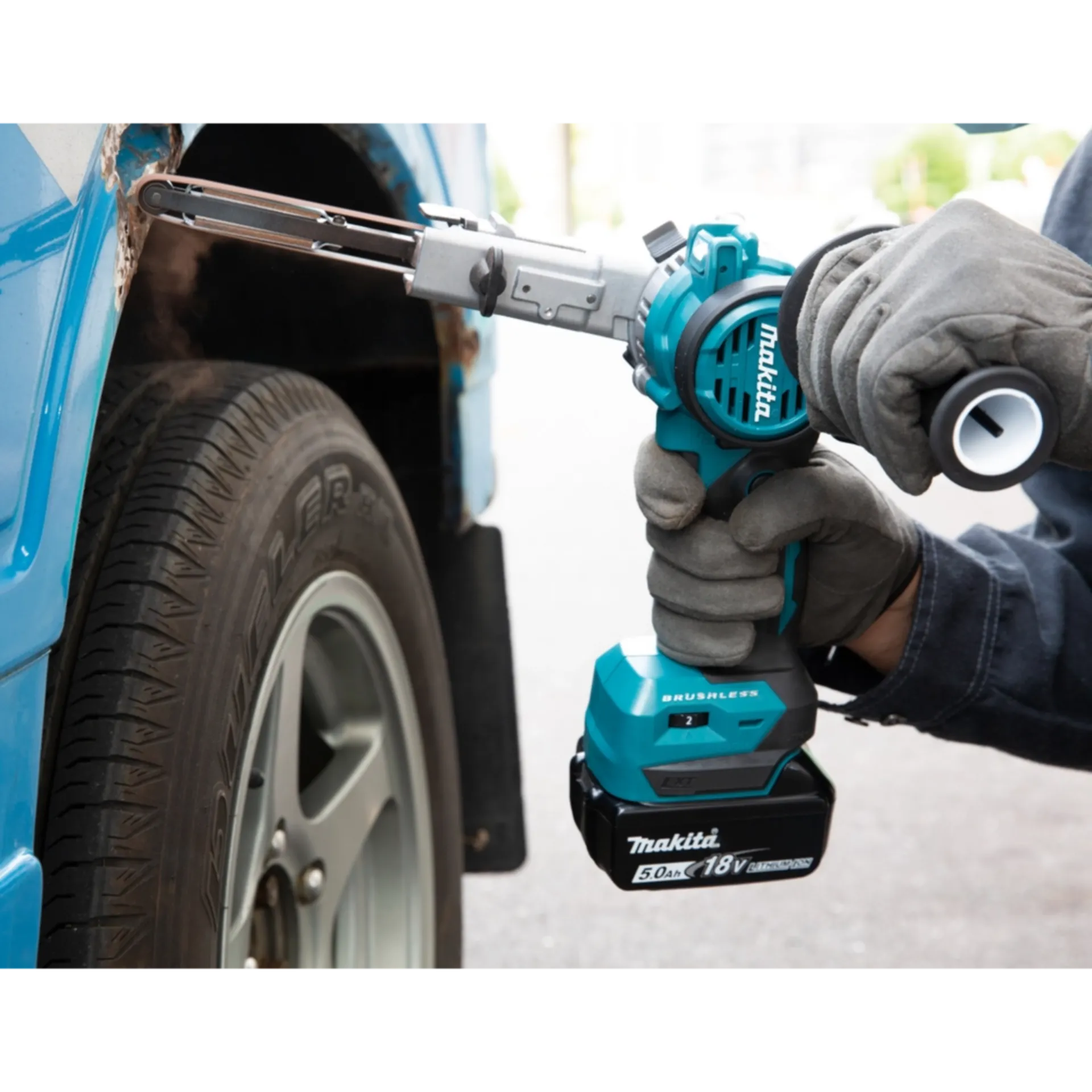 Machine à Bande Abrasive sans Fil DBS180ZJ (18V - batterie non incluse)