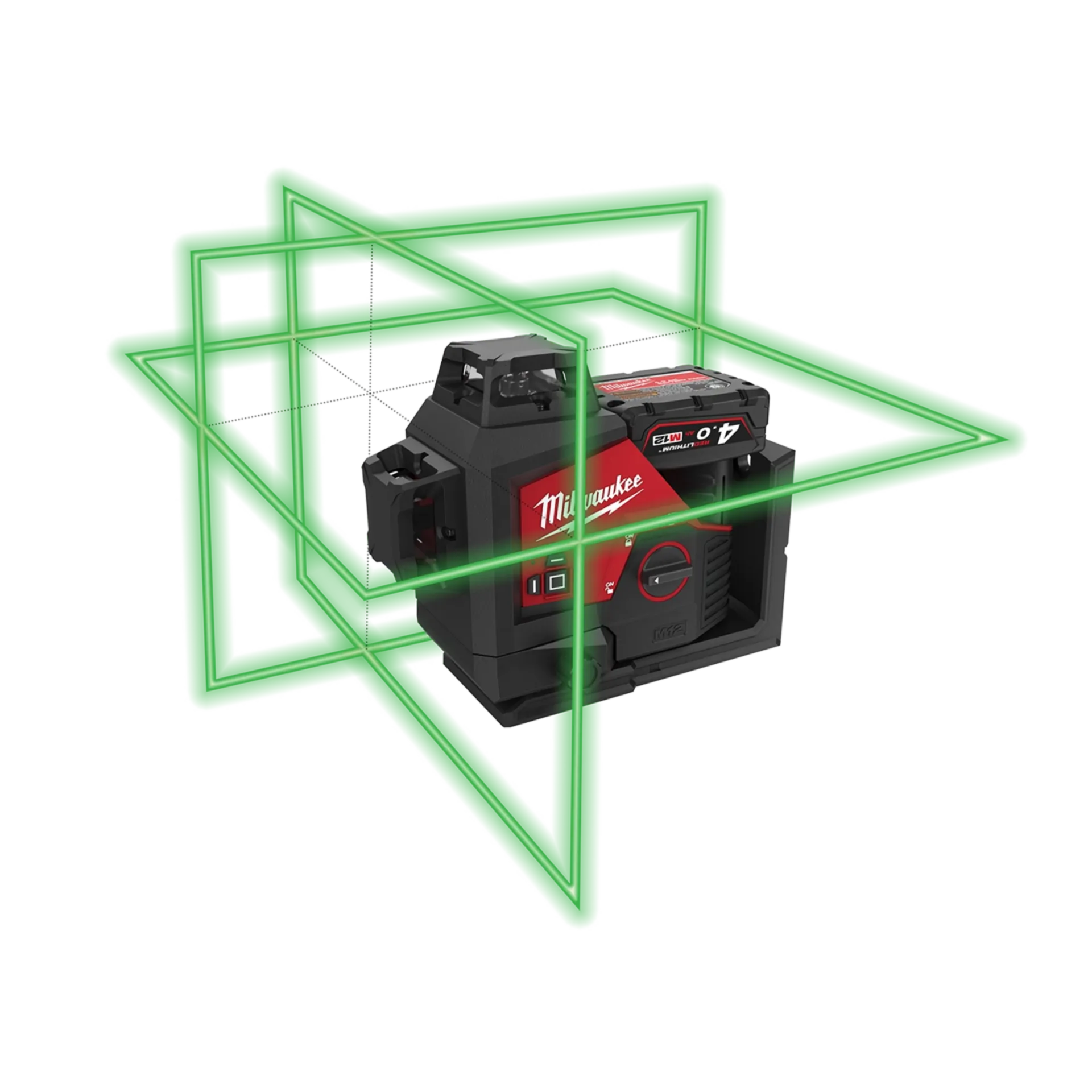 Laser croix Milwaukee M12 3PL-401C (12V - 1 x 4 Ah Li-ion)
