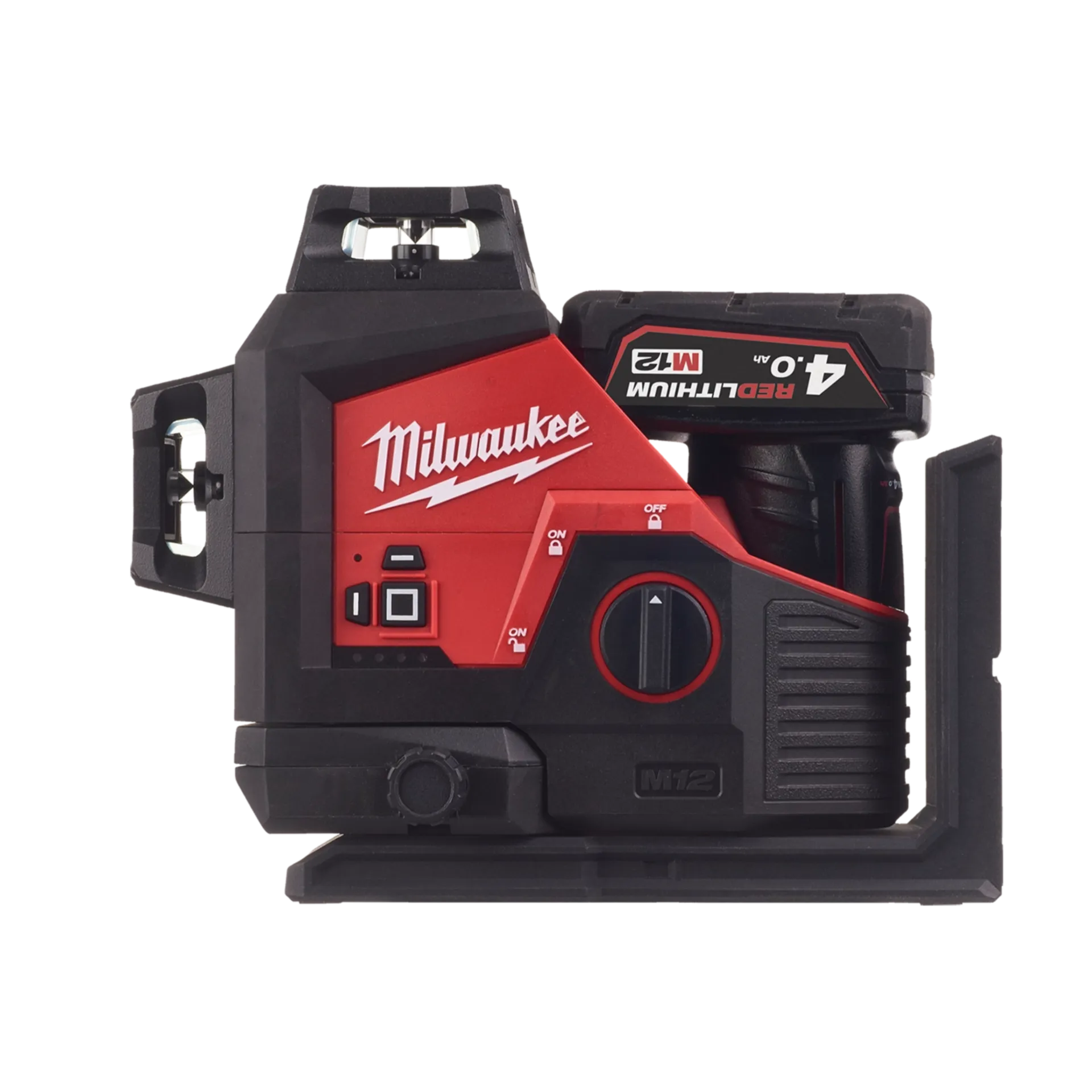Kruislijnlaser Milwaukee M12 3PL-401C (12V - 1 x 4 Ah Li-ion)