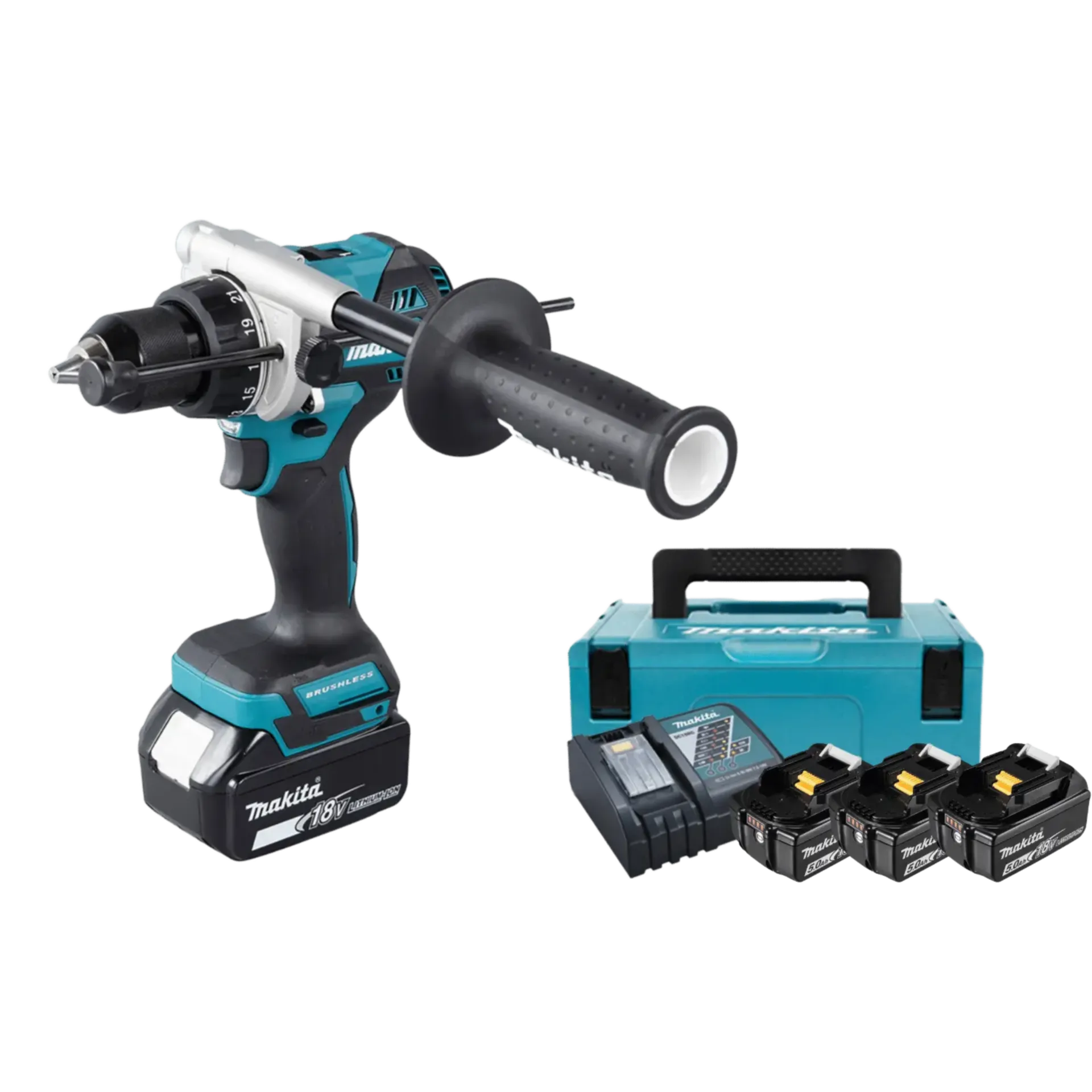 Accu Schroef- en Klopboormachine DHP486RT3J (18V - 3 x 5 Ah Li-ion) Accu Schroef- en Klopboormachine DHP486RT3J (18V - 3 x 5 Ah Li-ion)