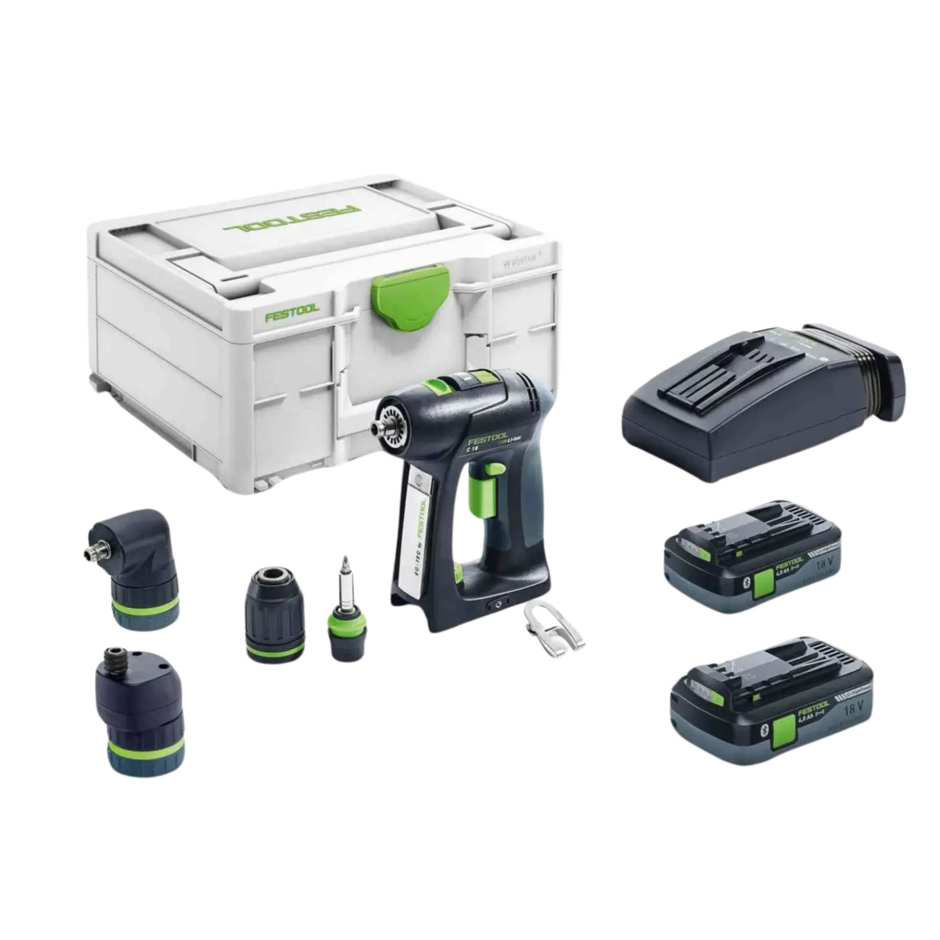 Accuschroef-boormachine set (18 V - 2 X 4 Ah Li-ion)