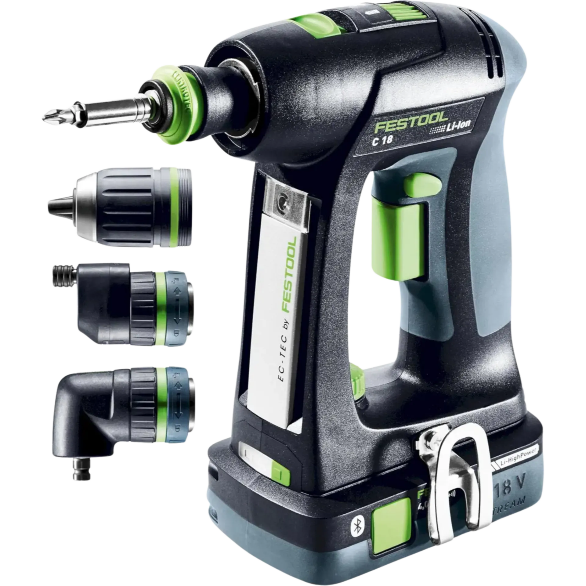 Accuschroef-boormachine set (18 V - 2 X 4 Ah Li-ion)