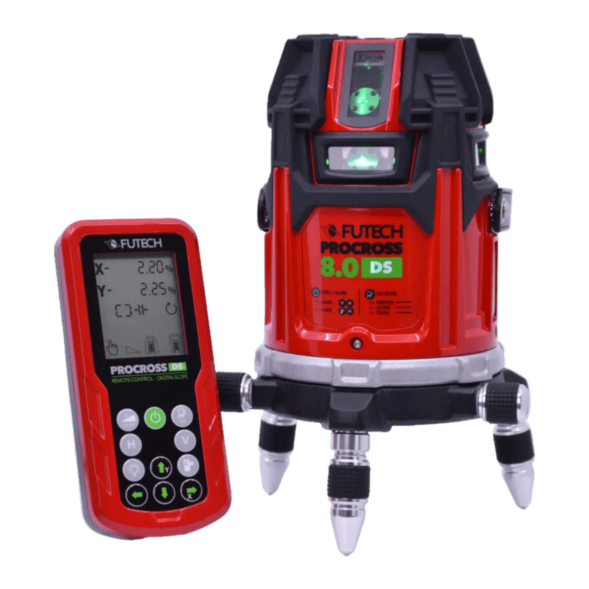 Laser croix Procross 8.0 DS vert kit Promopack - 044.80G-P