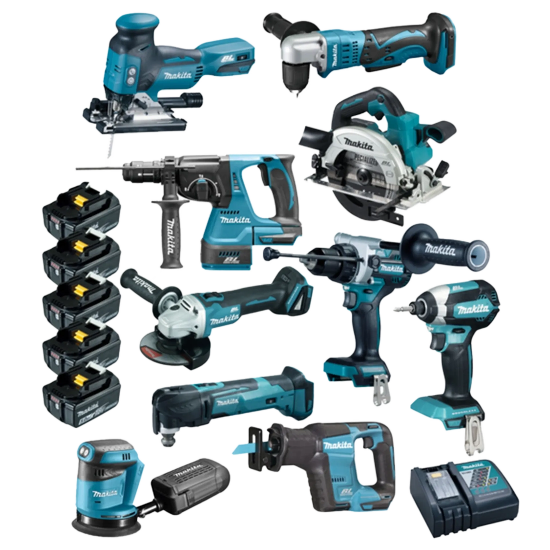 Combiset Accu 10-pack DLX1036TJ1 (18V - 5 x 5 Ah Li-ion)