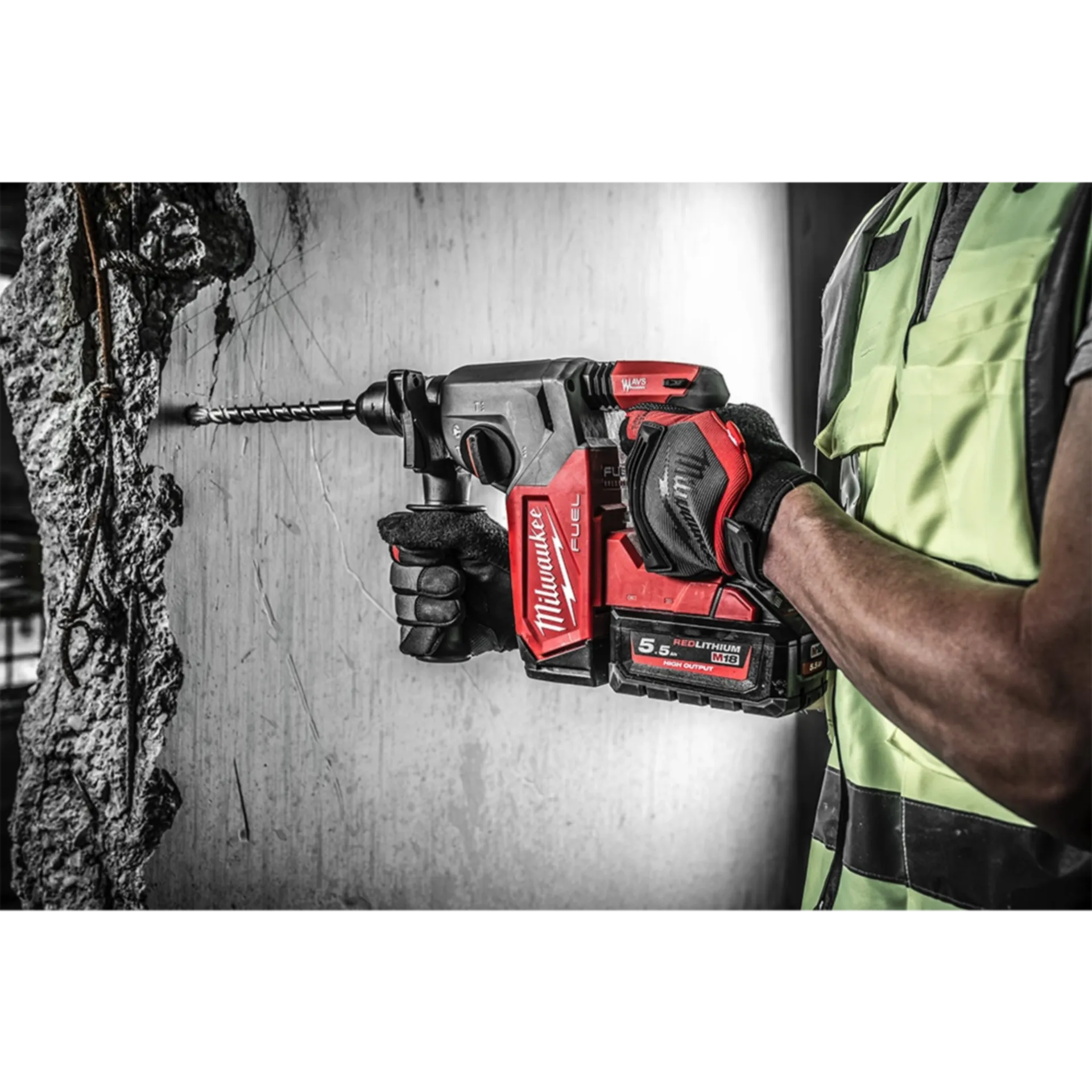 Accu Boorhamer M18 FHX-552X (18V - 2 x 5.5Ah Li-ion) Accu Boorhamer M18 FHX-552X (18V - 2 x 5.5Ah Li-ion)