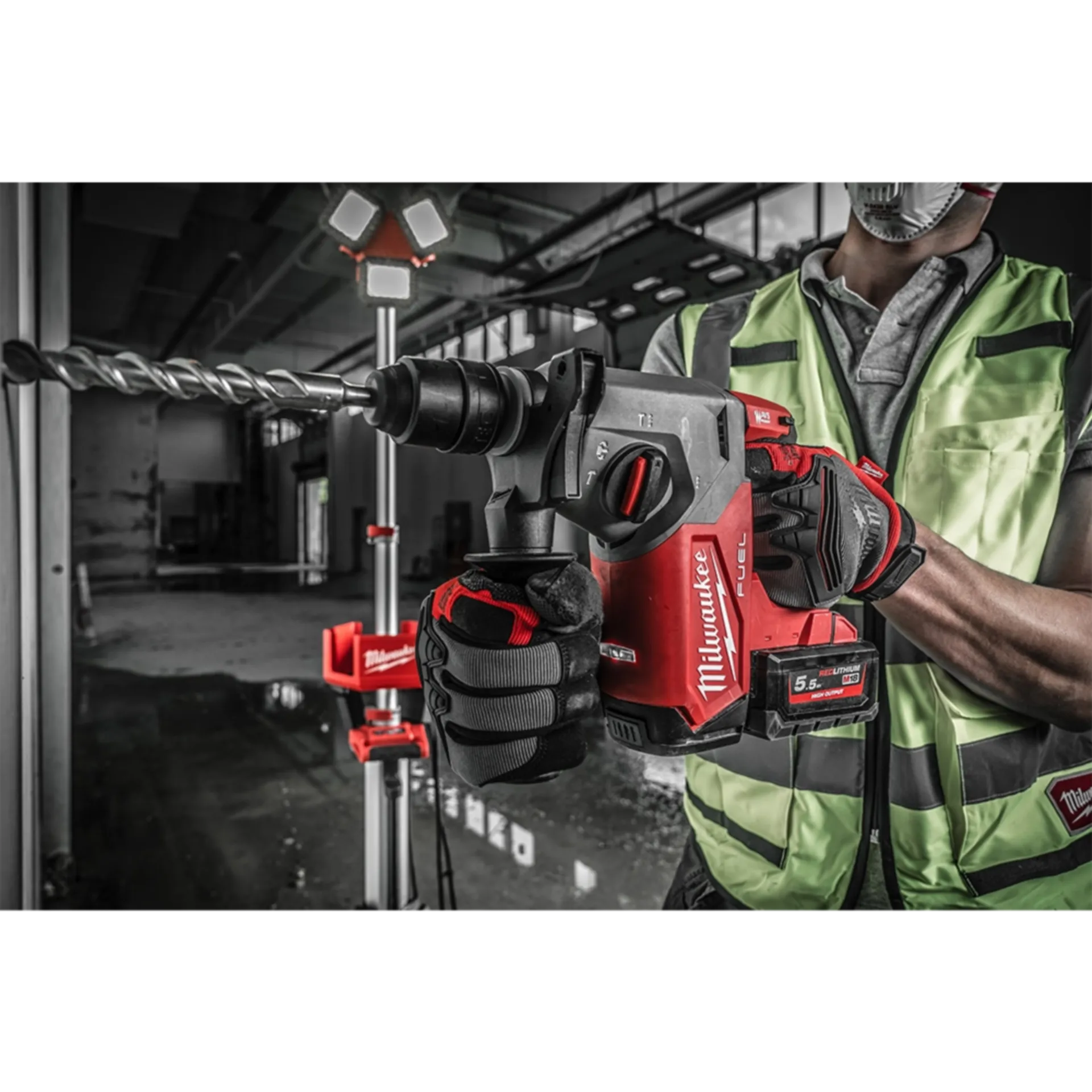 Accu Boorhamer M18 FHX-552X (18V - 2 x 5.5Ah Li-ion) Accu Boorhamer M18 FHX-552X (18V - 2 x 5.5Ah Li-ion)