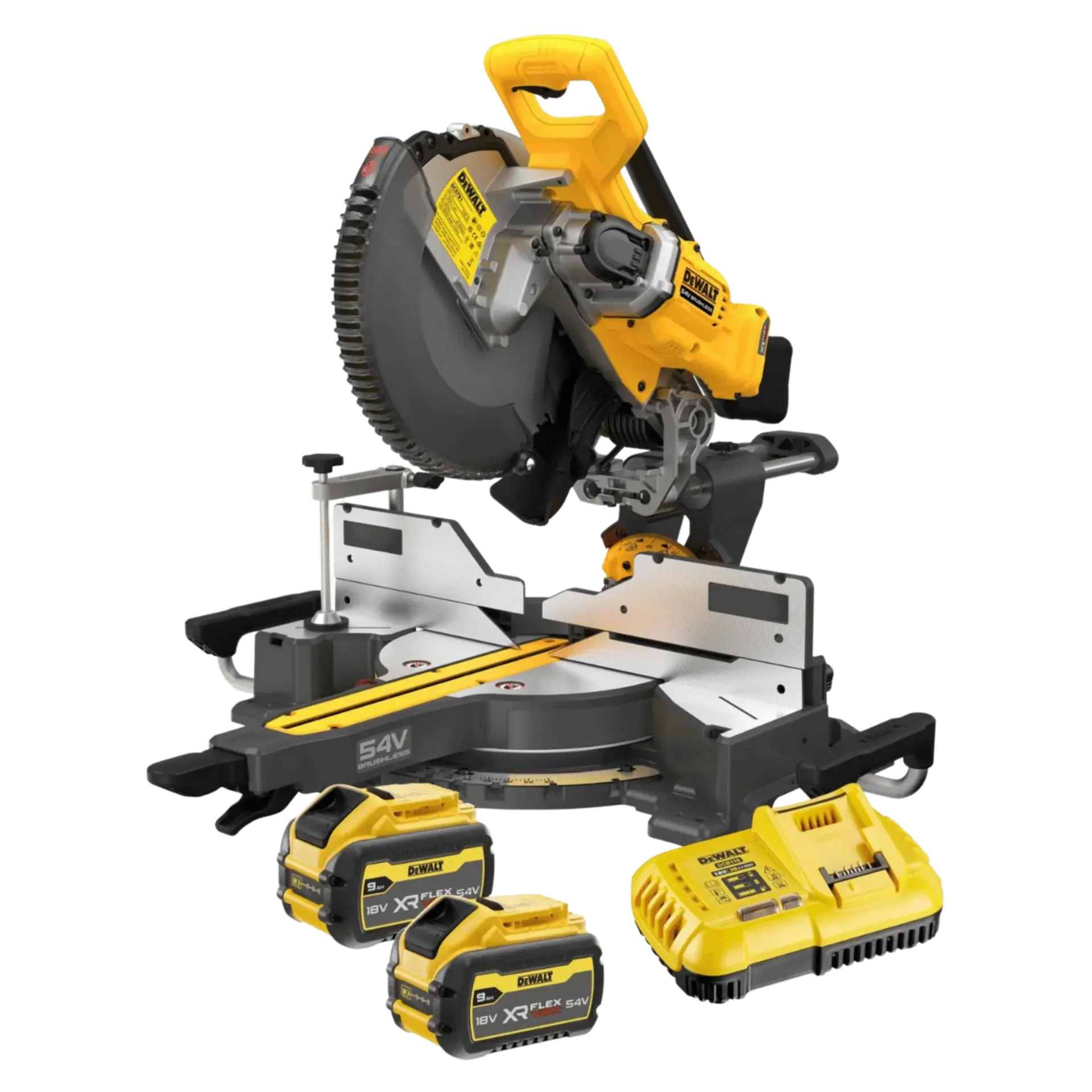 Accu afkort- en verstekzaag DCS781X2 (54V - 2 x 9 Ah Li-ion - Ø305 mm) Accu afkort- en verstekzaag DCS781X2 (54V - 2 x 9 Ah Li-ion - Ø305 mm)