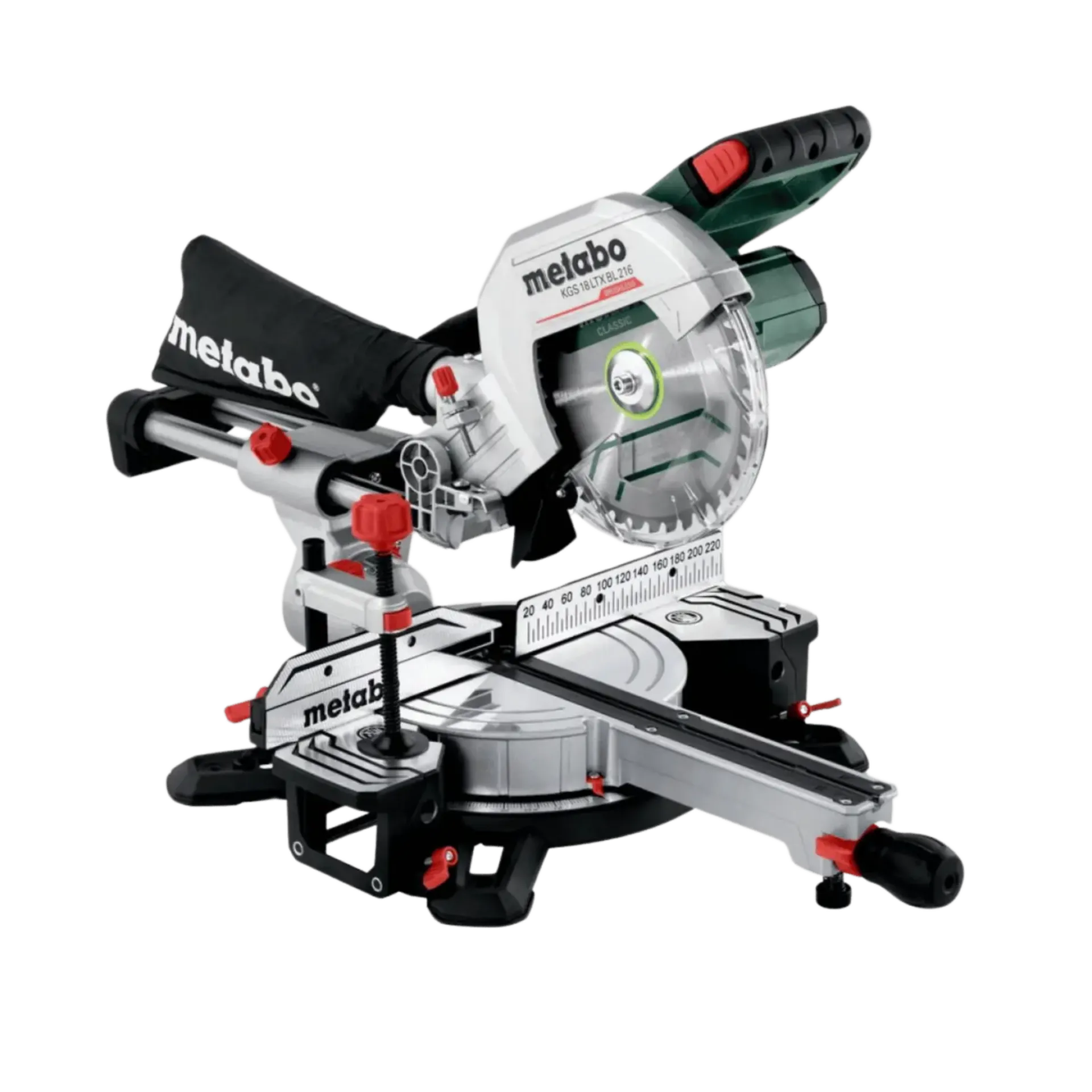 Accu afkort- en verstekzaag KGS 18 LTX 216 (18V – geleverd zonder accu) Accu afkort- en verstekzaag KGS 18 LTX 216 (18V – geleverd zonder accu)