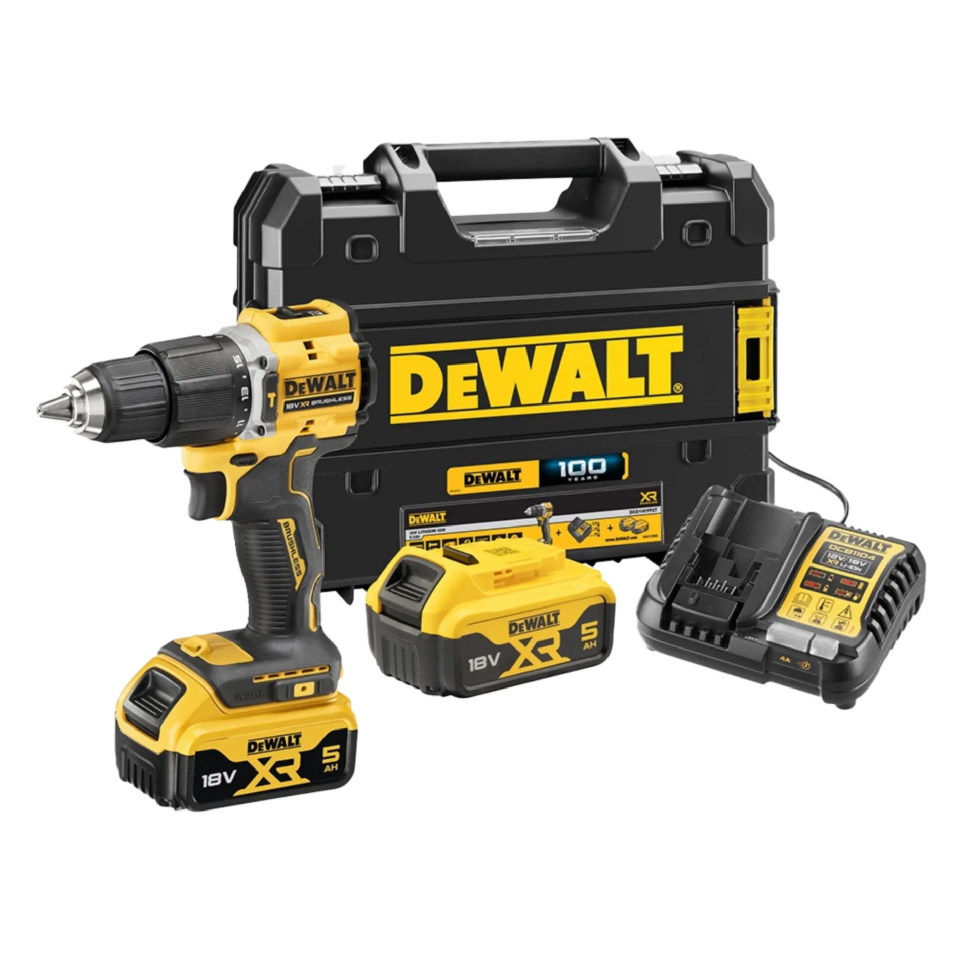 Accu Klopboormachine Limited Edition DCD100YP2T-QW (18V - 2 x 5Ah Li-ion) Accu Klopboormachine Limited Edition DCD100YP2T-QW (18V - 2 x 5Ah Li-ion)