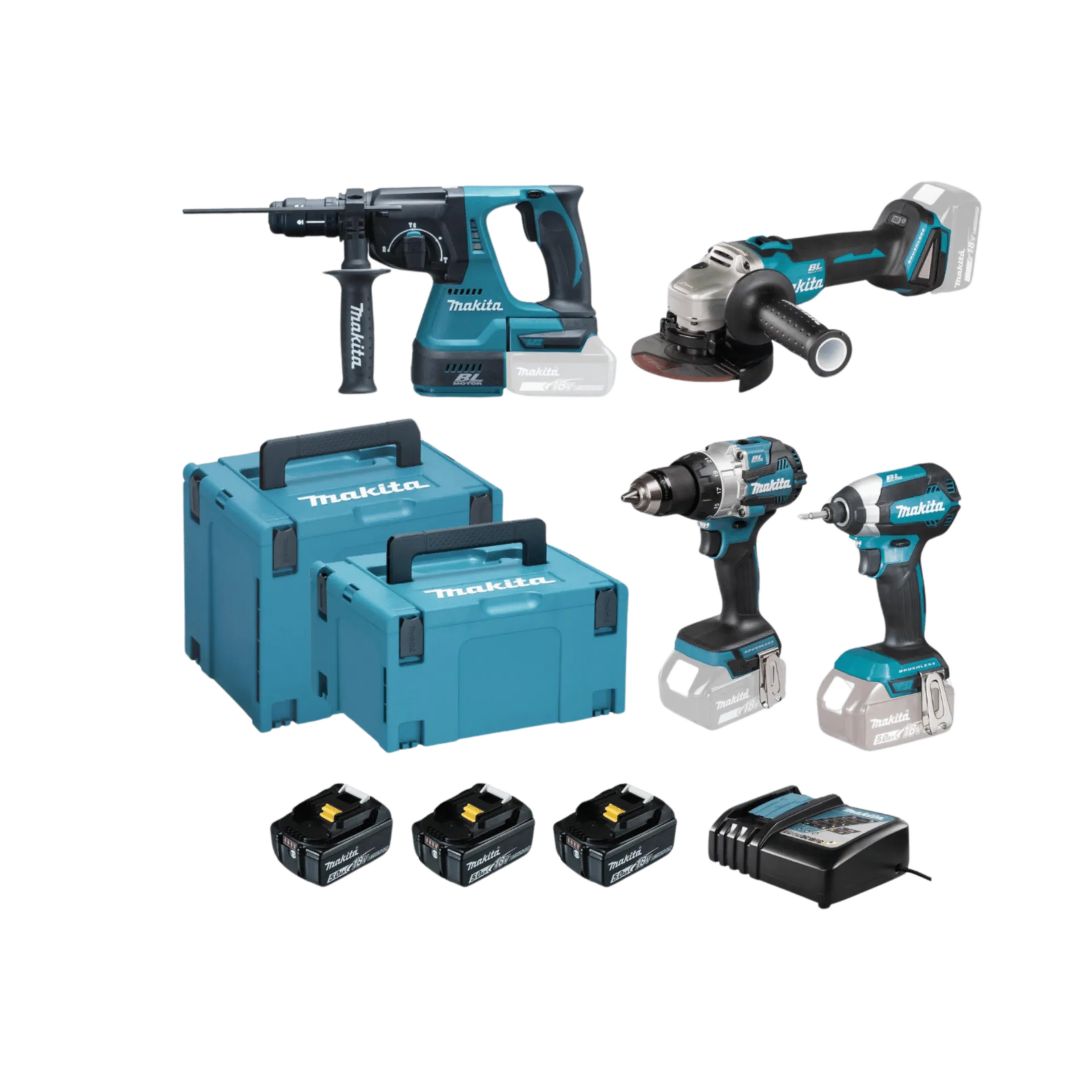 Accu 4-pack DLX4183T3J (18V - 3 x 5 Ah Li-ion) Accu 4-pack DLX4183T3J (18V - 3 x 5 Ah Li-ion)