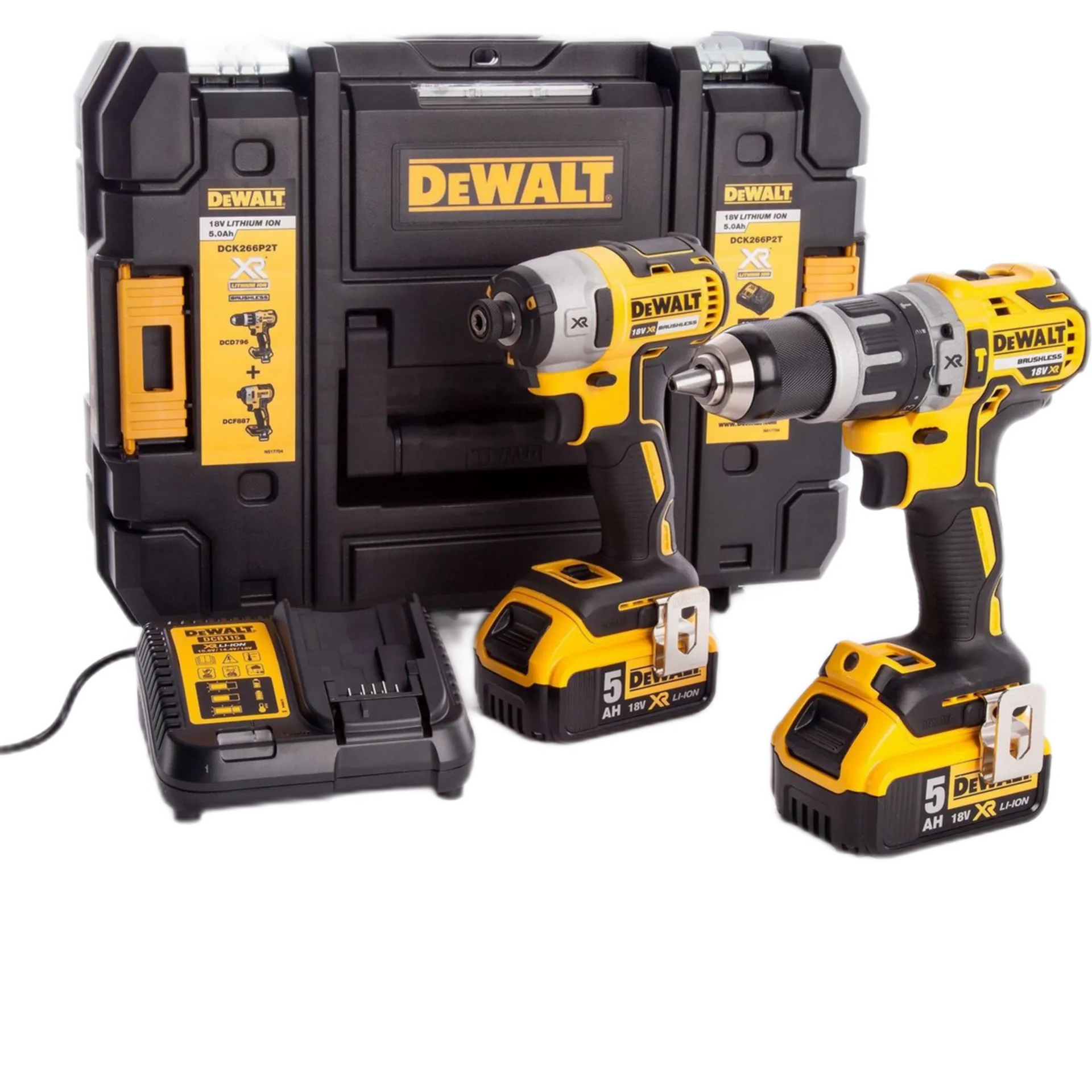 Combiset Accu 2-pack DCK266P2T (18V - 2 x 5 Ah)