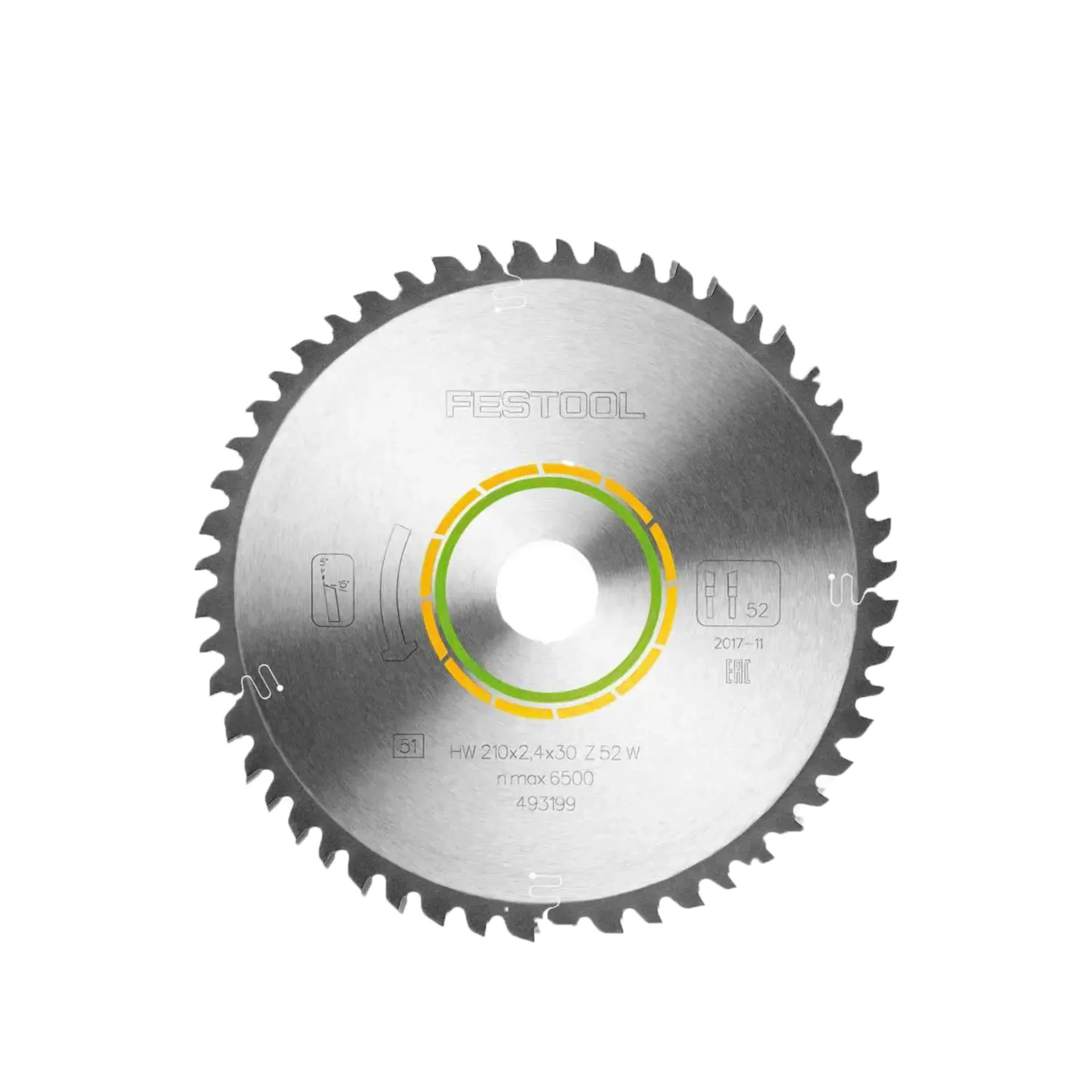 Lame scie circulaire pour bois + placage + MDF (Ø 210 X 2,4 X 30 mm) W52 Lame scie circulaire pour bois + placage + MDF (Ø 210 X 2,4 X 30 mm) W52