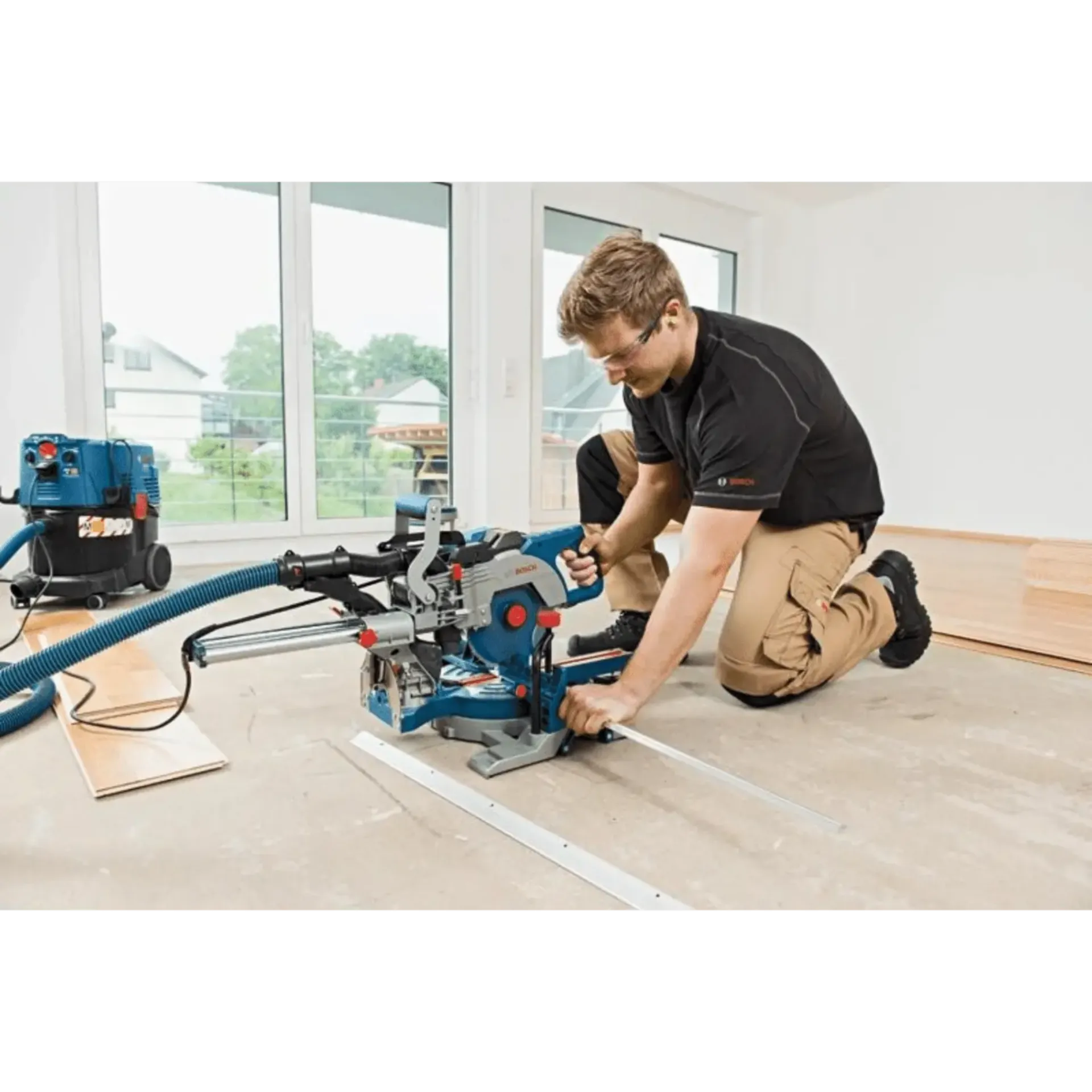 Afkort- en verstekzaag GCM 8 SDE (1600 W - Ø 216 x 30 mm)