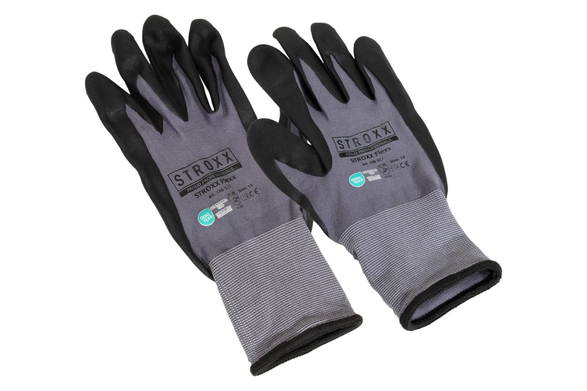 Flexx dunne naadloze handschoen 4131 - met nitril coating