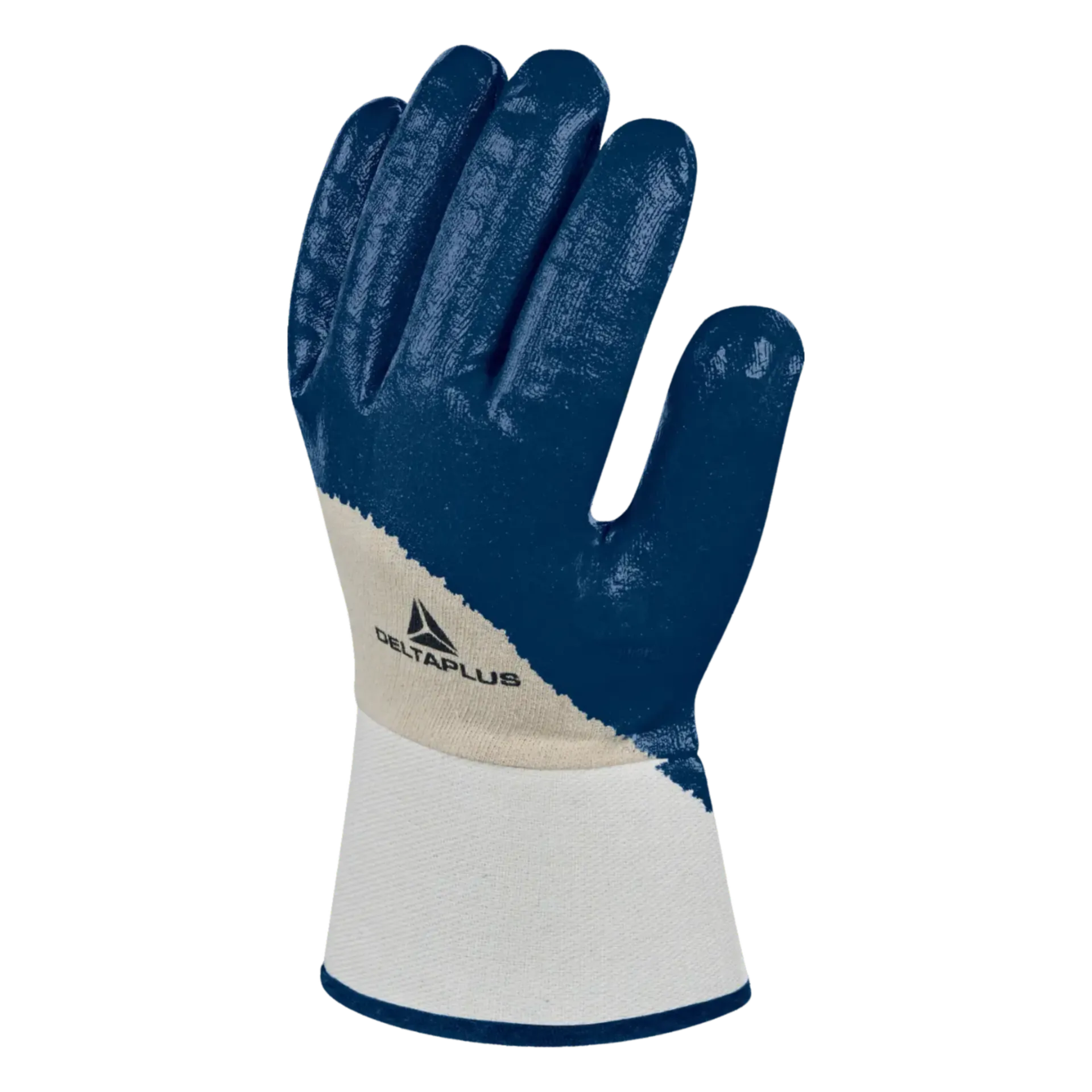 Nitril handschoen rugventilatie canvas manchet 6 cm - NI170 - maat 10