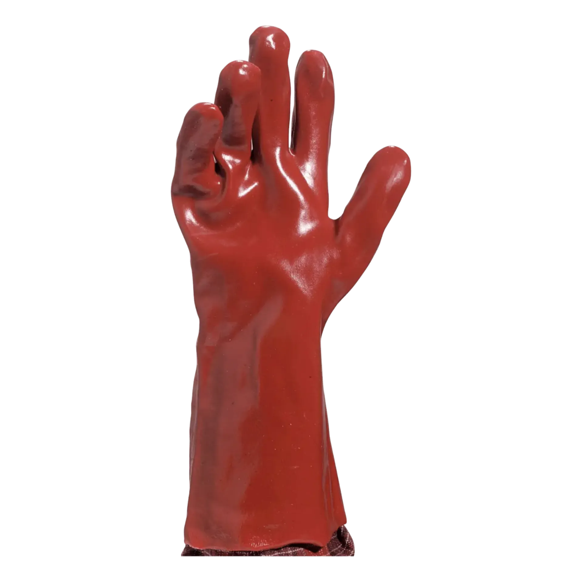 Gant en pvc rouge de 35 cm - PVC7335 - taille 10