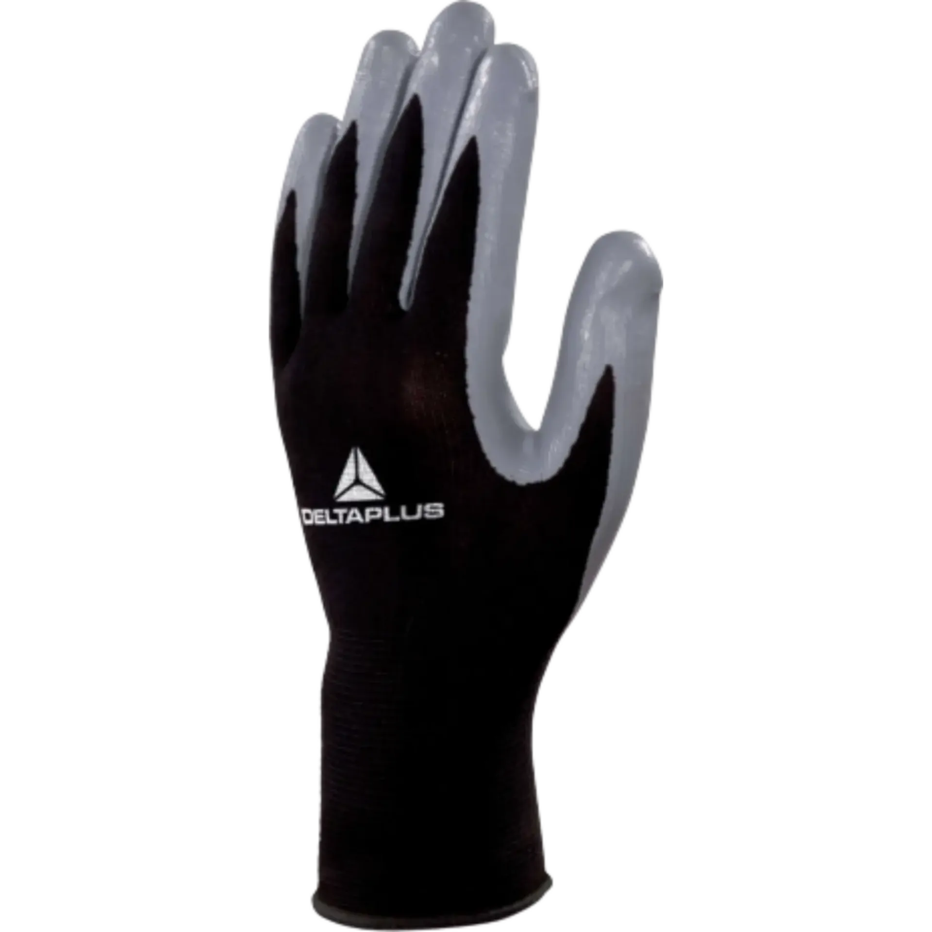 Gant tricoté avec enduction nitrile noir/gris - VE712GR - taille 10