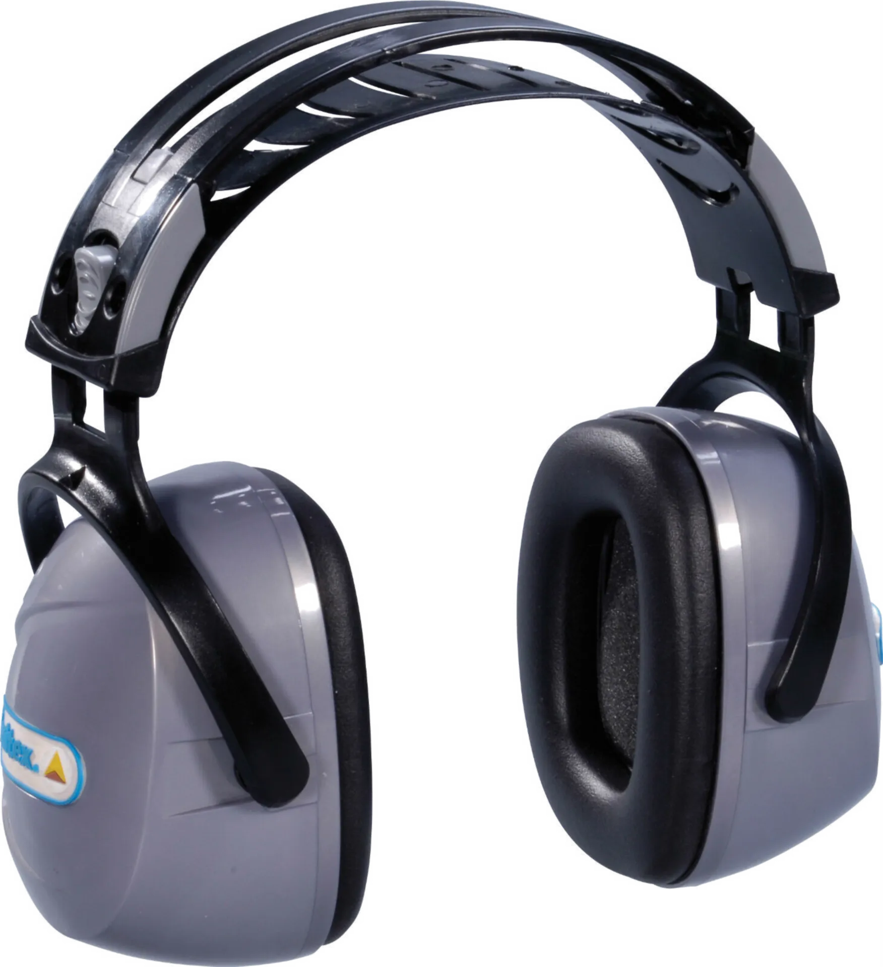 Casque antibruit Interlagos 2 gris avec pochette et crochet de ceinture - intergr2