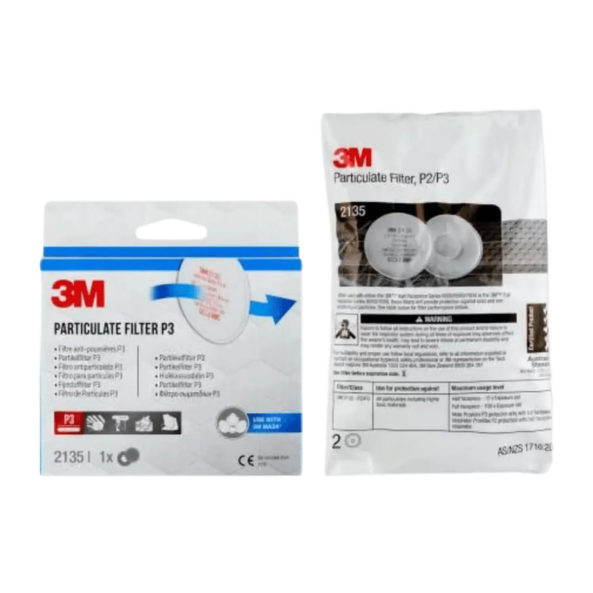 Stoffilter 6035 - p3 - per zak van 2 stk Stoffilter 6035 - p3 - per zak van 2 stk