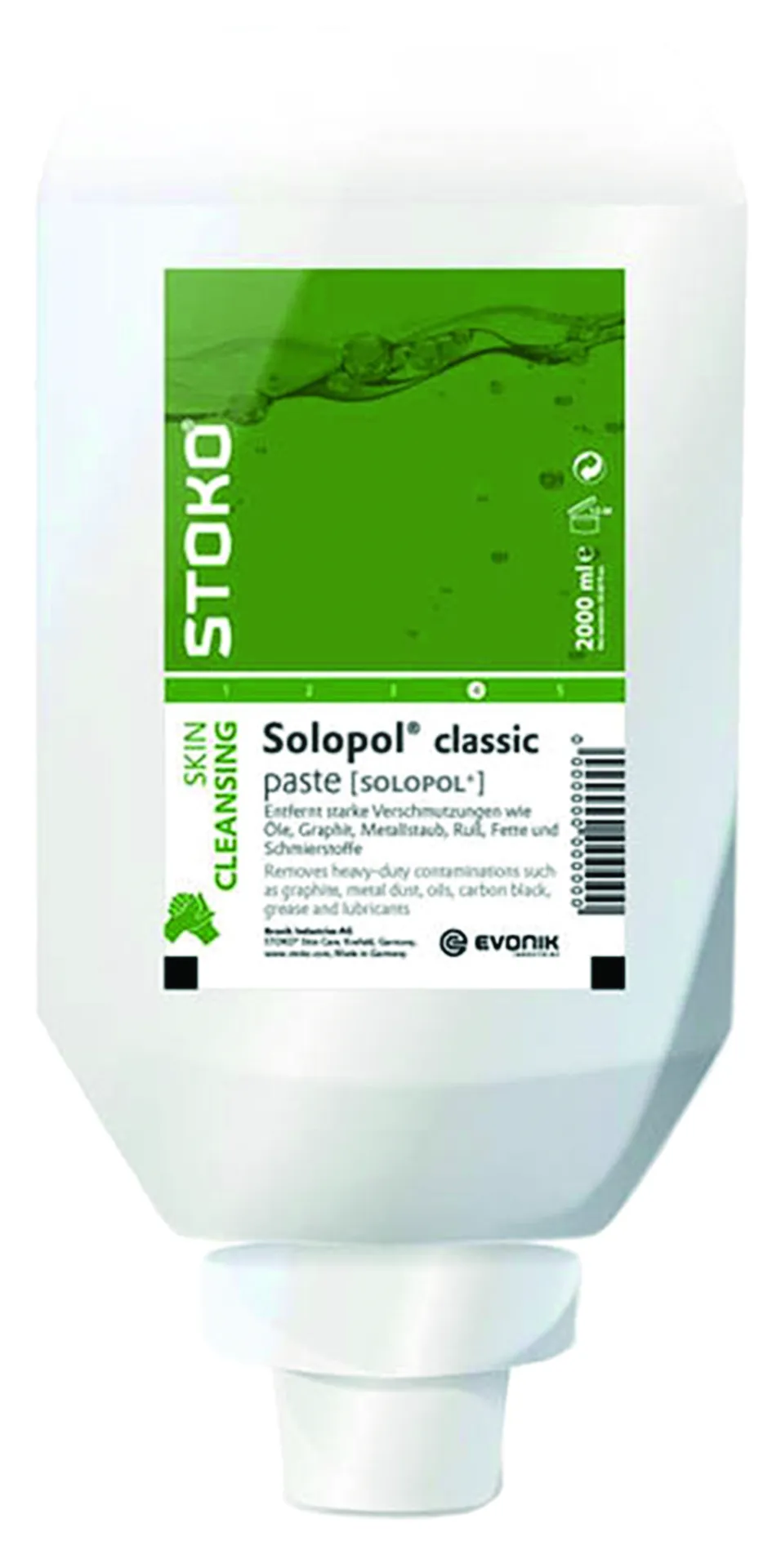 NETTOYANT CUTANE SALISSURE FORTE -SOLOPOL PARFUME- SOFTBOX 2000ML