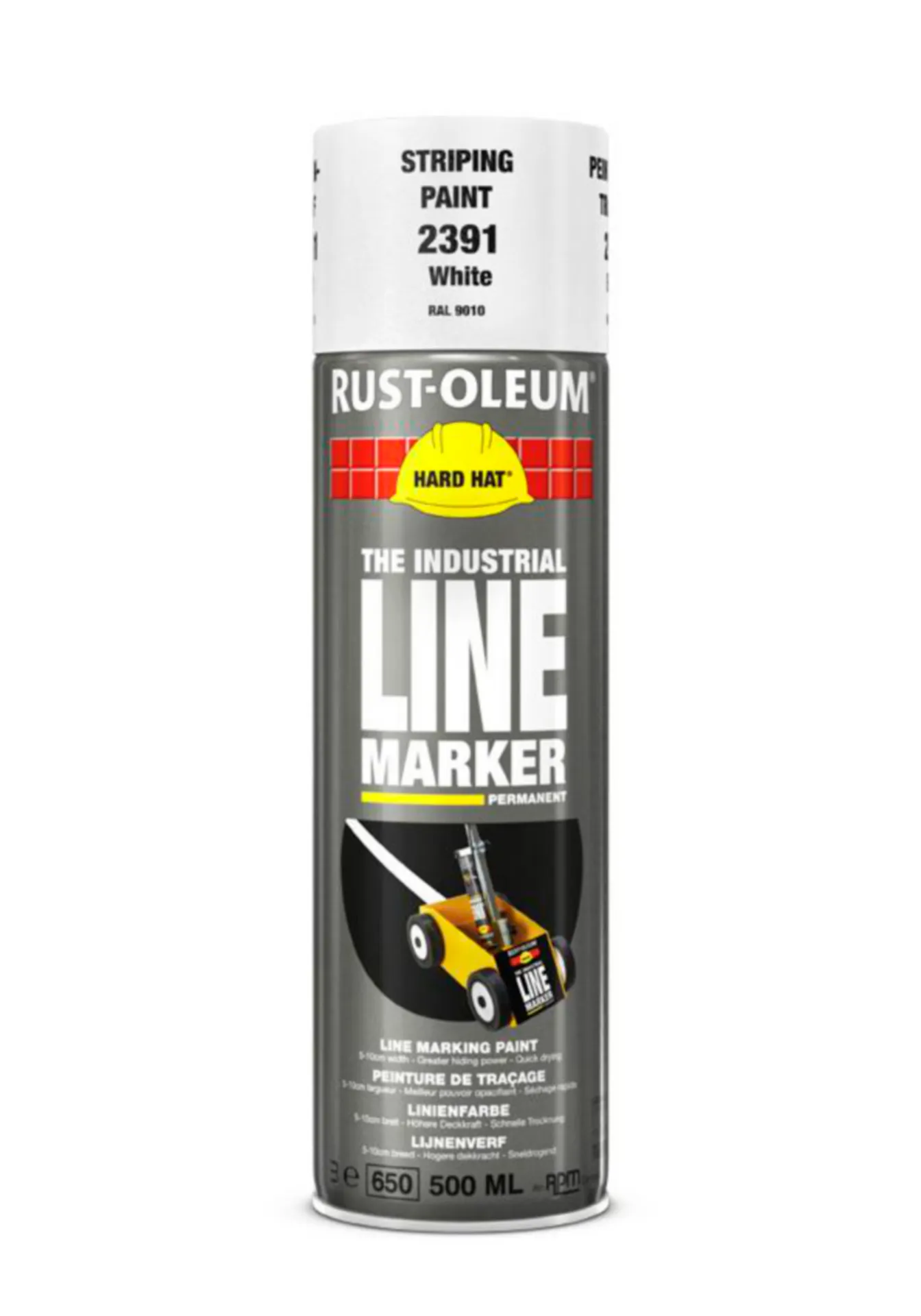 Rust-Oleum 2391 Lijnenspray (500 ml, wit)