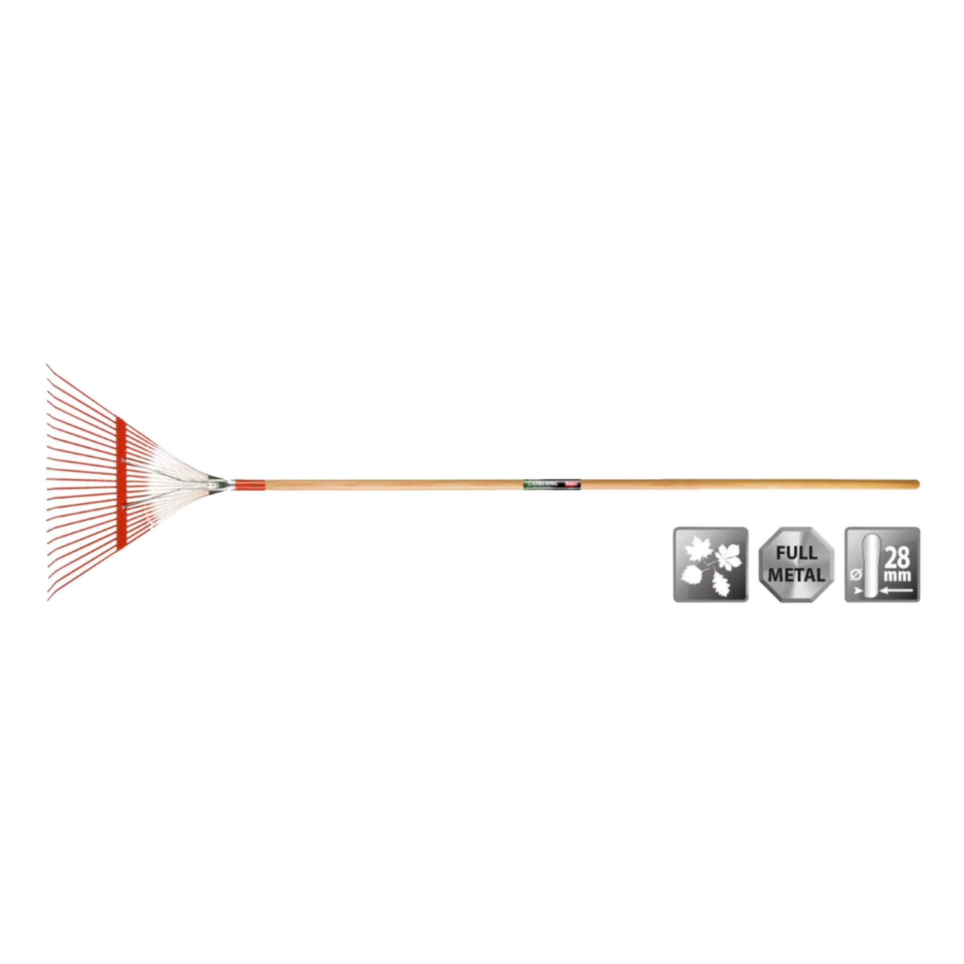 Bladrijf 22 tanden (520 mm) met essen steel (1600 mm)