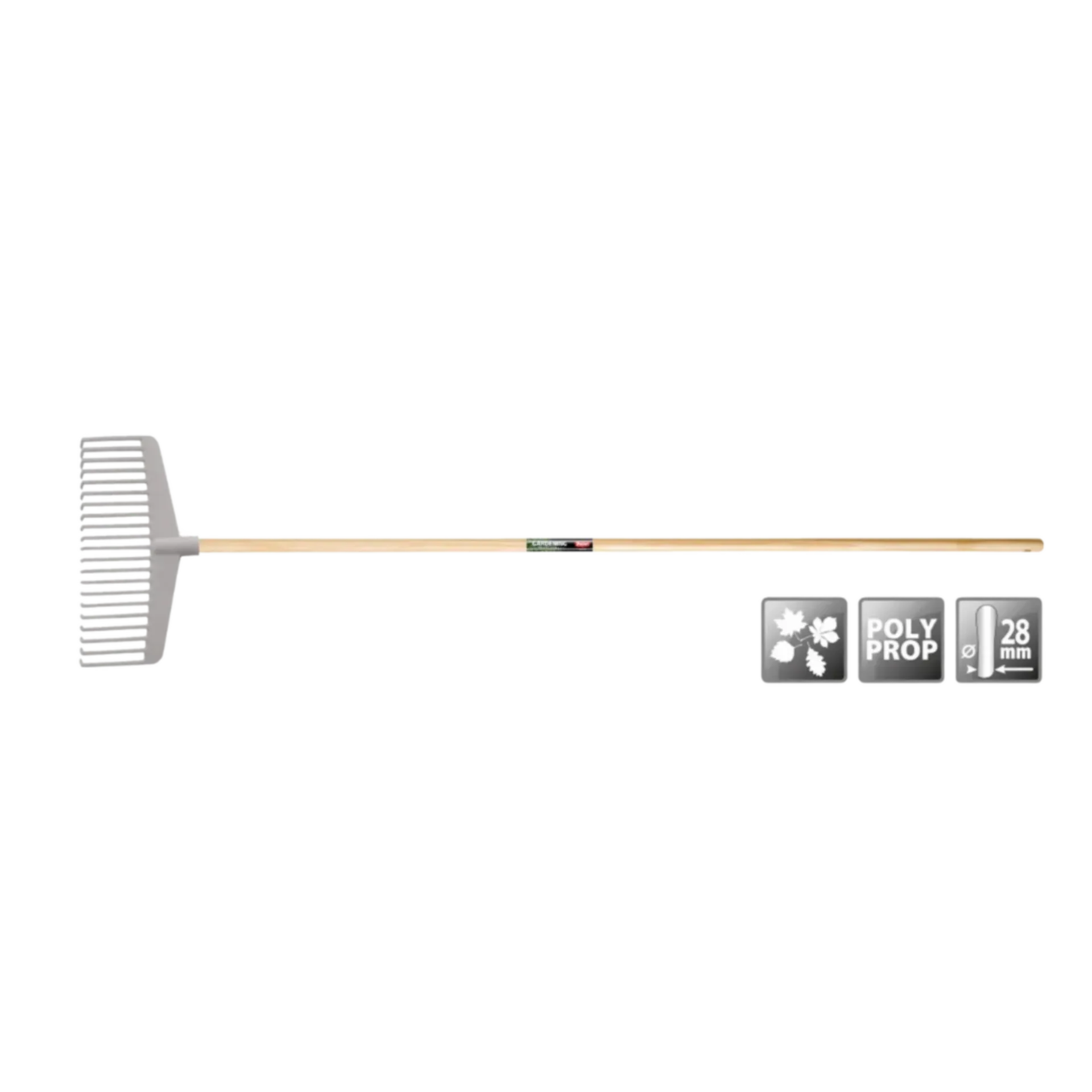Bladrijf 22 tanden uit kunststof met steel (1400 mm)