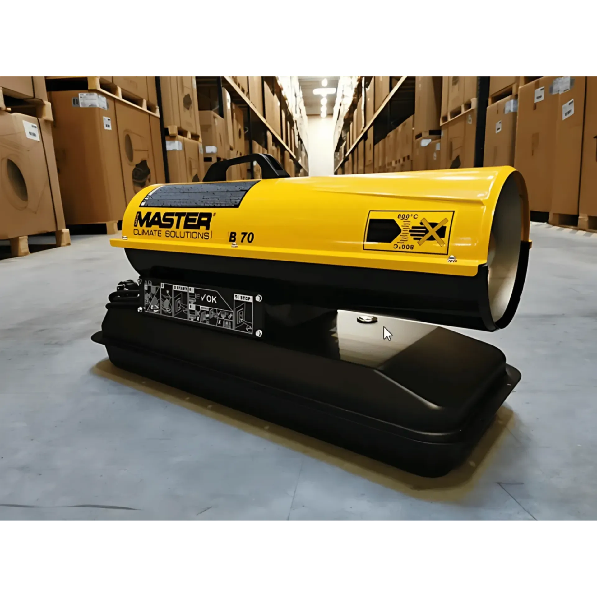 Kanon/luchtverhitter B70D diesel 17500 kcal - 20 KW Kanon/luchtverhitter B70D diesel 17500 kcal - 20 KW