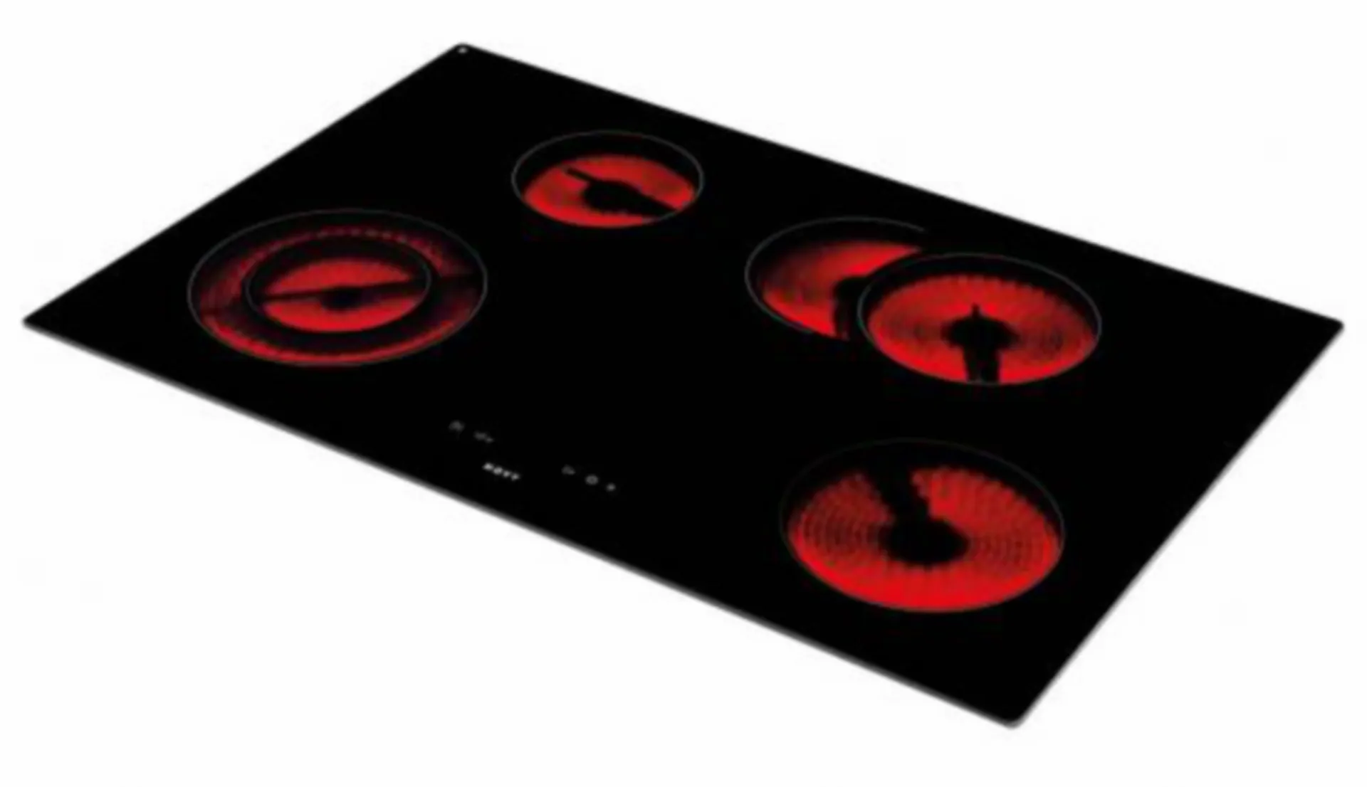 NOVY 1112 Table de cuisson vitrocéramique 78 cm, 4 zones