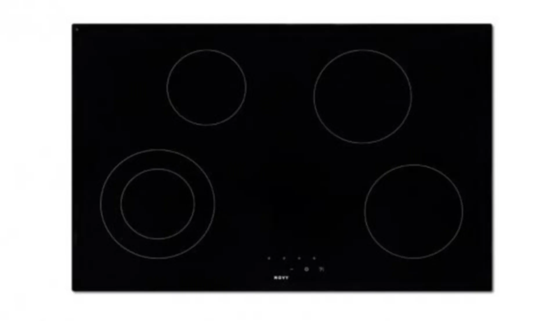 NOVY 1119 Table de cuisson vitrocéramique BASIC 78 cm, 4 zones