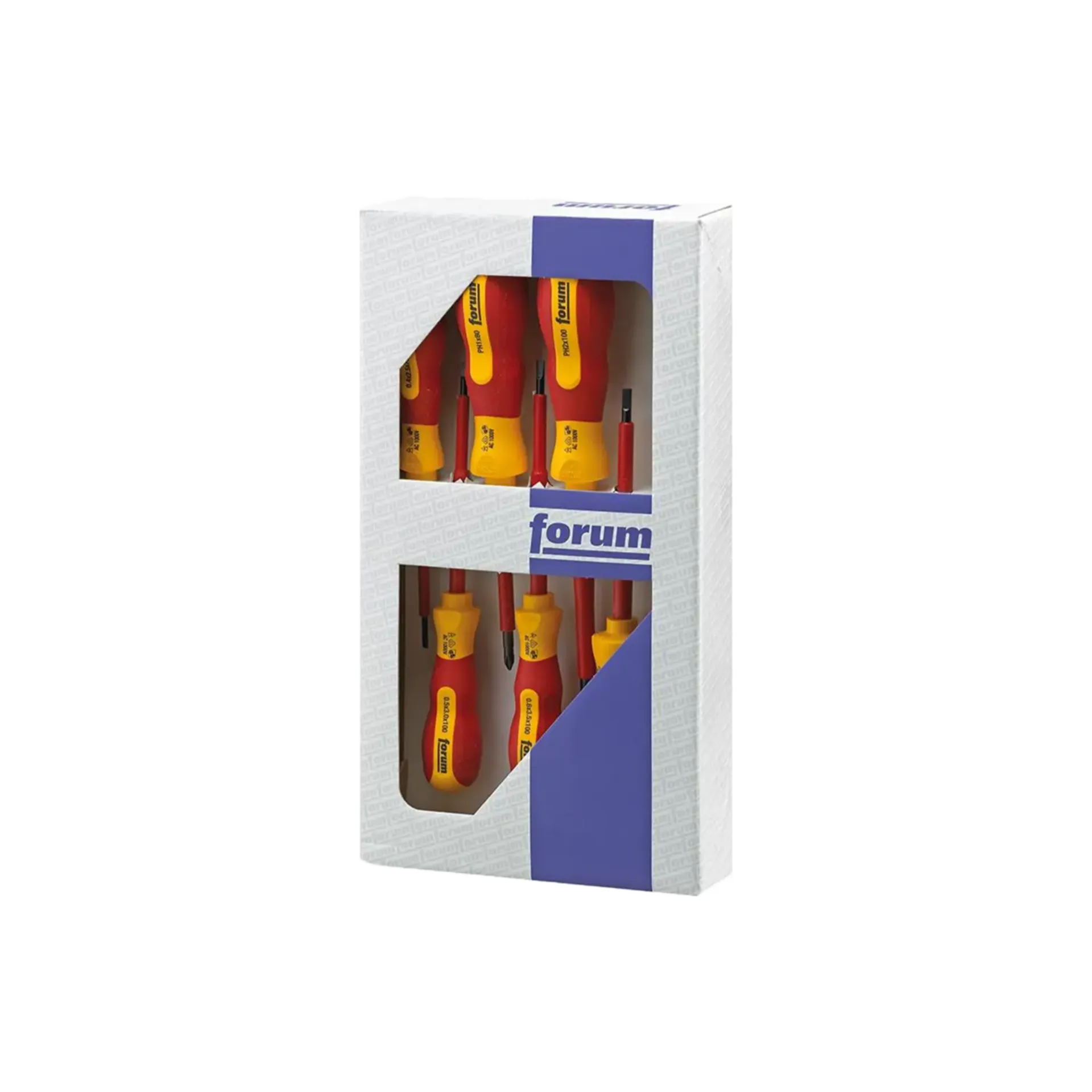 ATPVE.J6PB Set van 6 schroevendraaiers ATPVE.J6PB Set van 6 schroevendraaiers