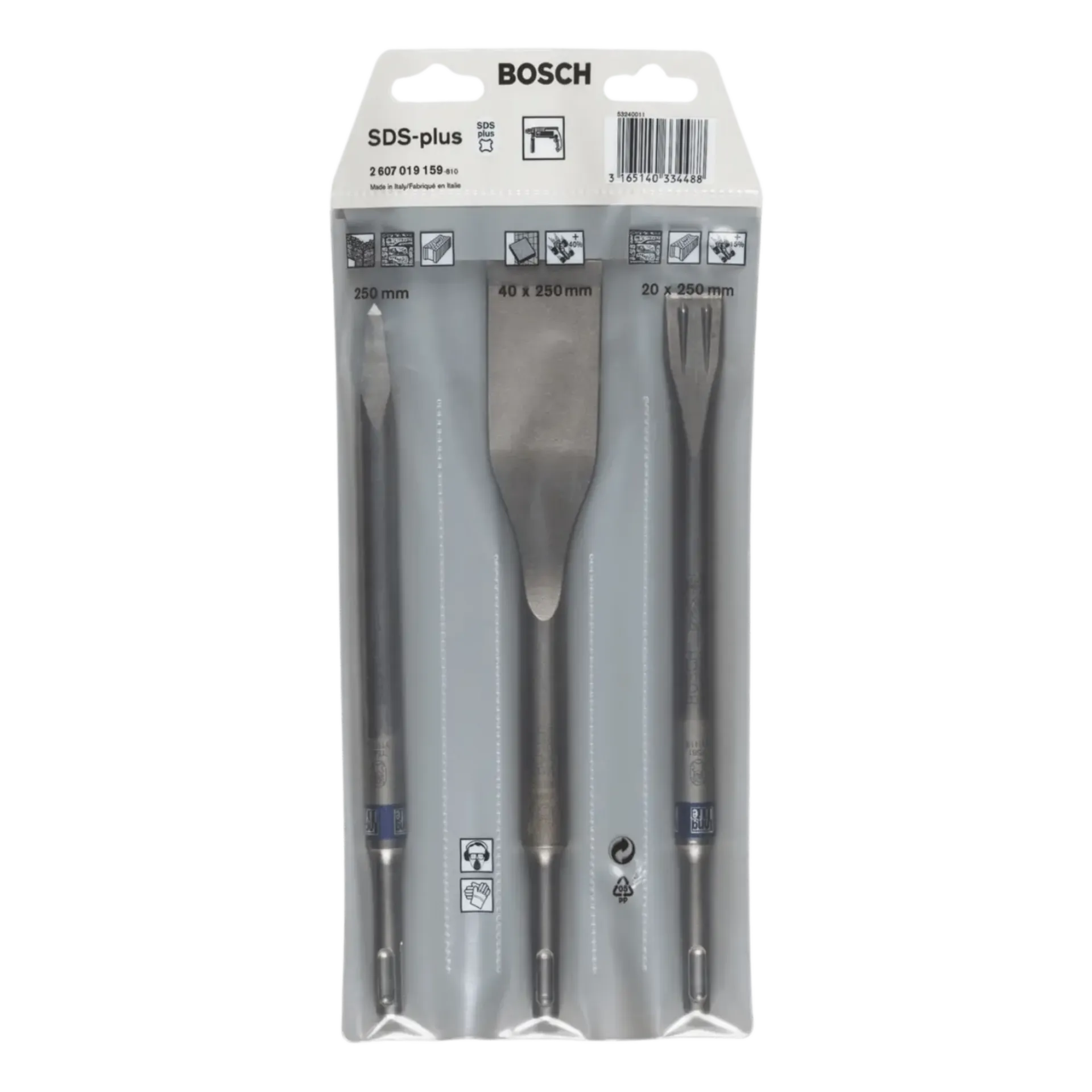Beitel set SDS-plus (3) - 2607019159