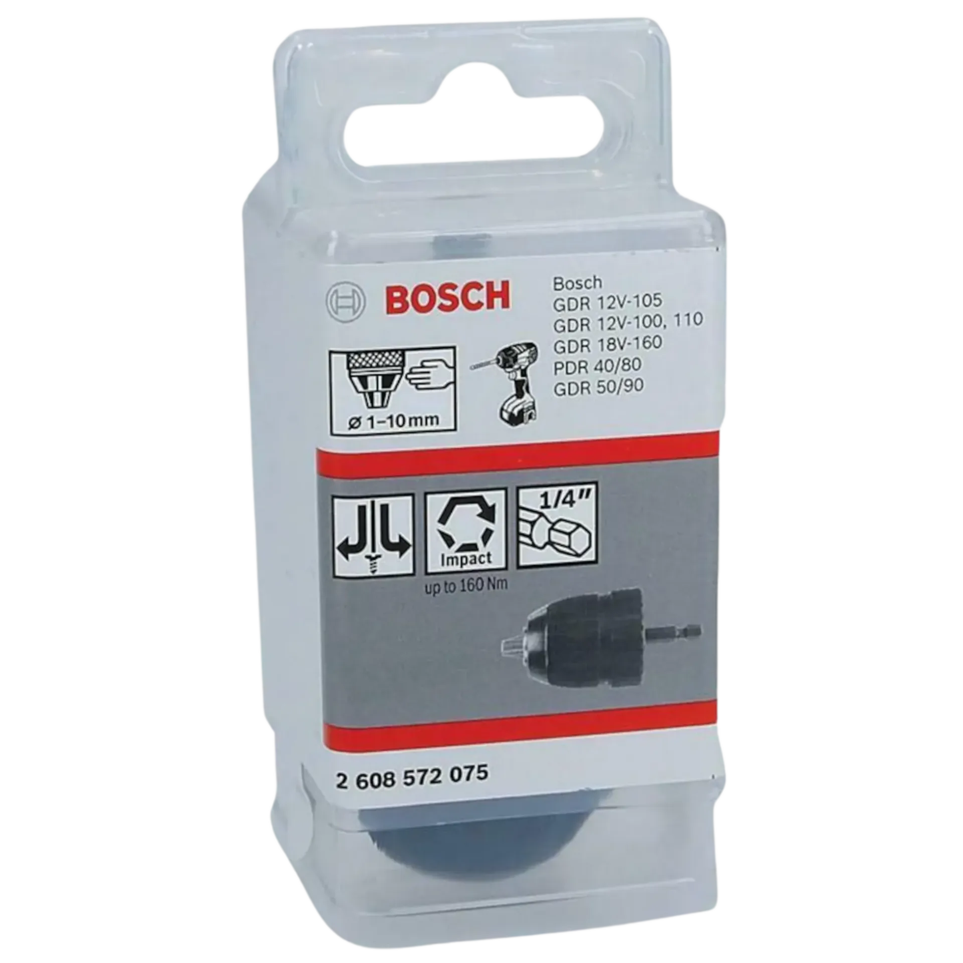 Snelspanboorhouder zeskant (1-10 mm - 1/4")