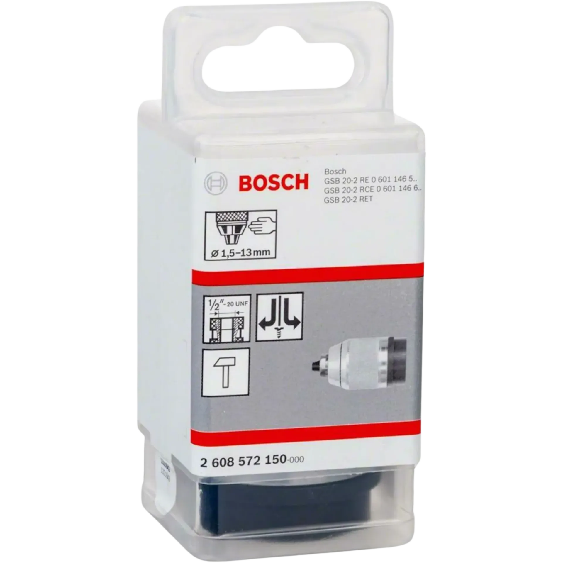 Automatische boorkop auto-lock (1.5-13 mm)