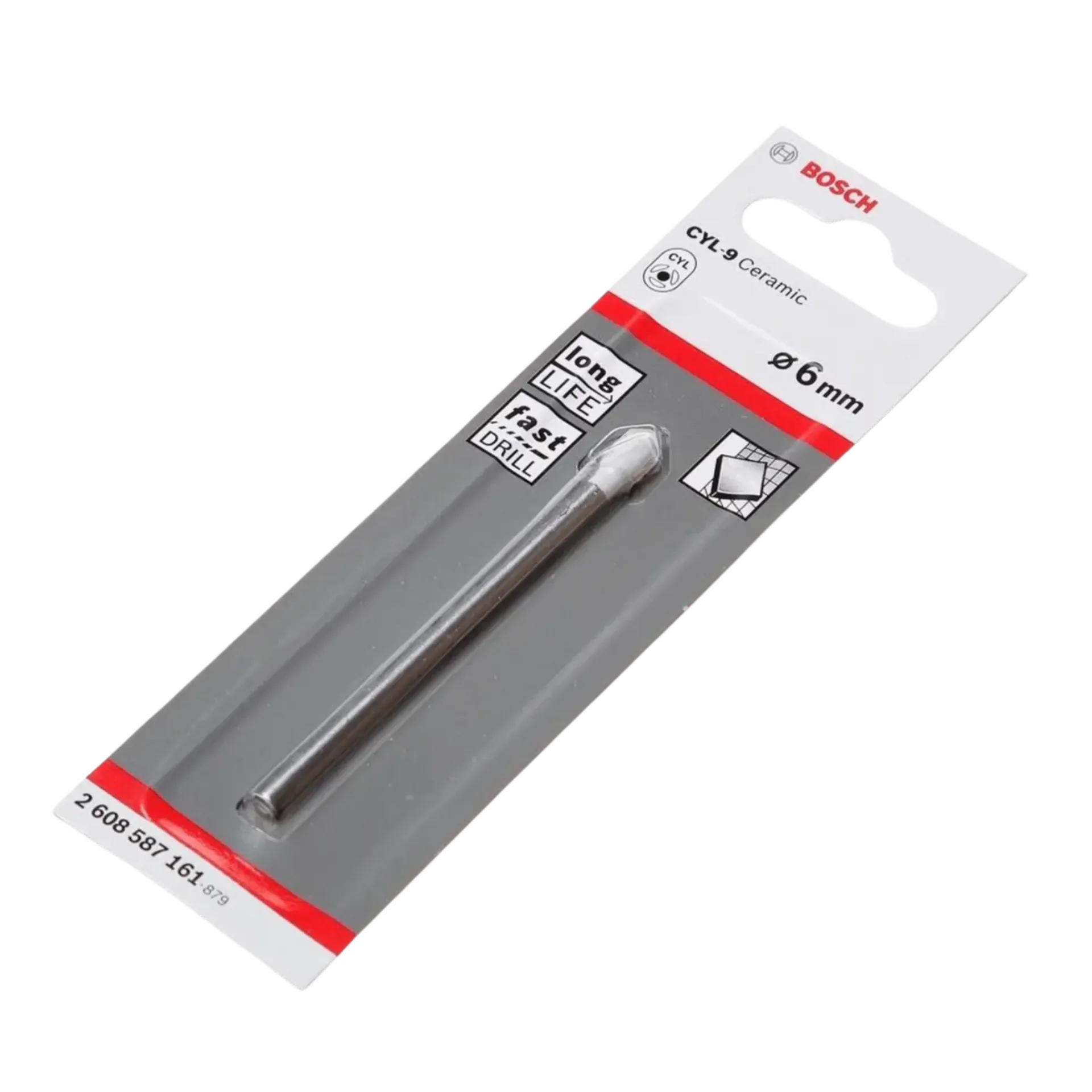 Tegelboor Ø 6 x 80 mm - CYL-9 Ceramic (2608587161)
