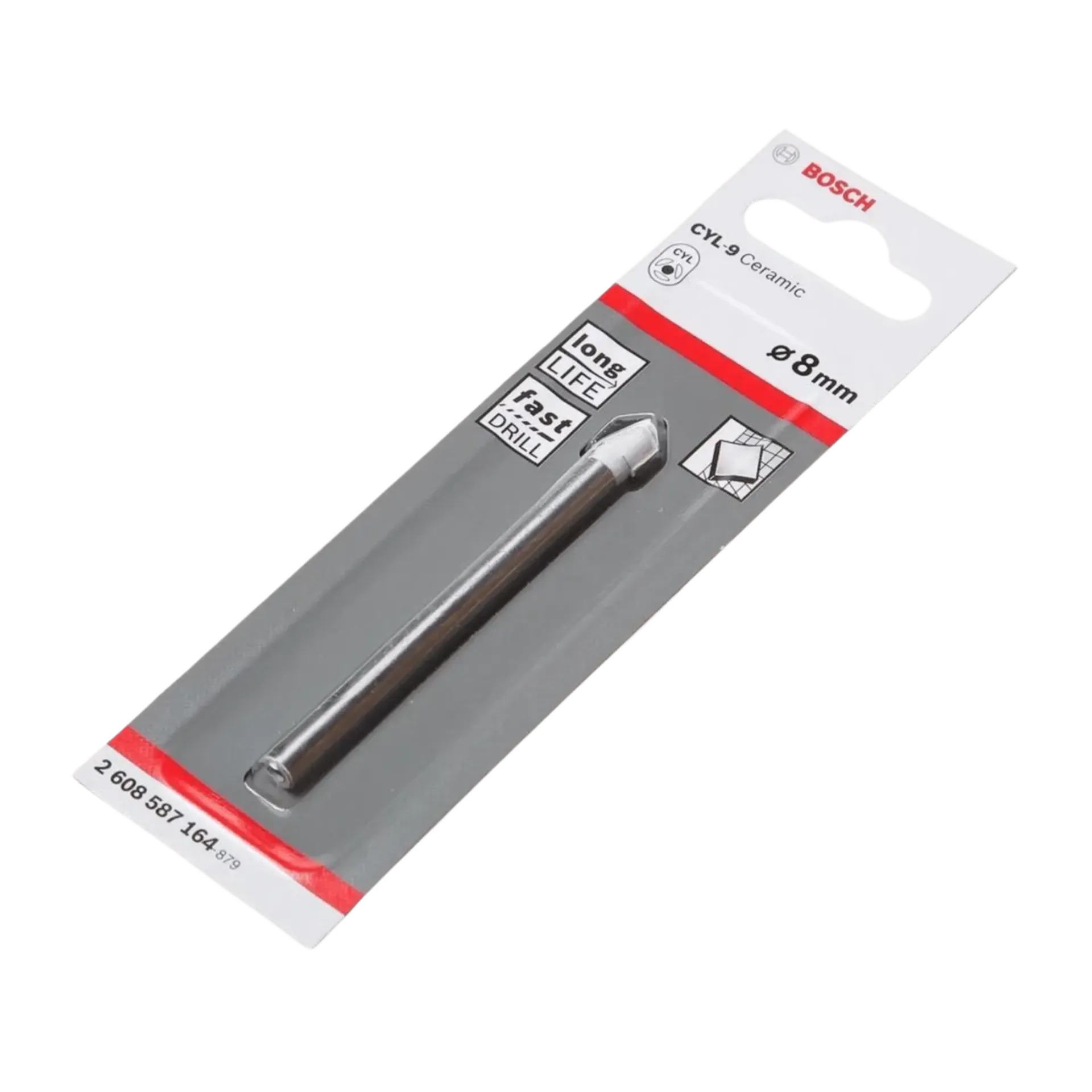 Tegelboor Ø 8 x 80 mm - CYL-9 Ceramic (2608587164)
