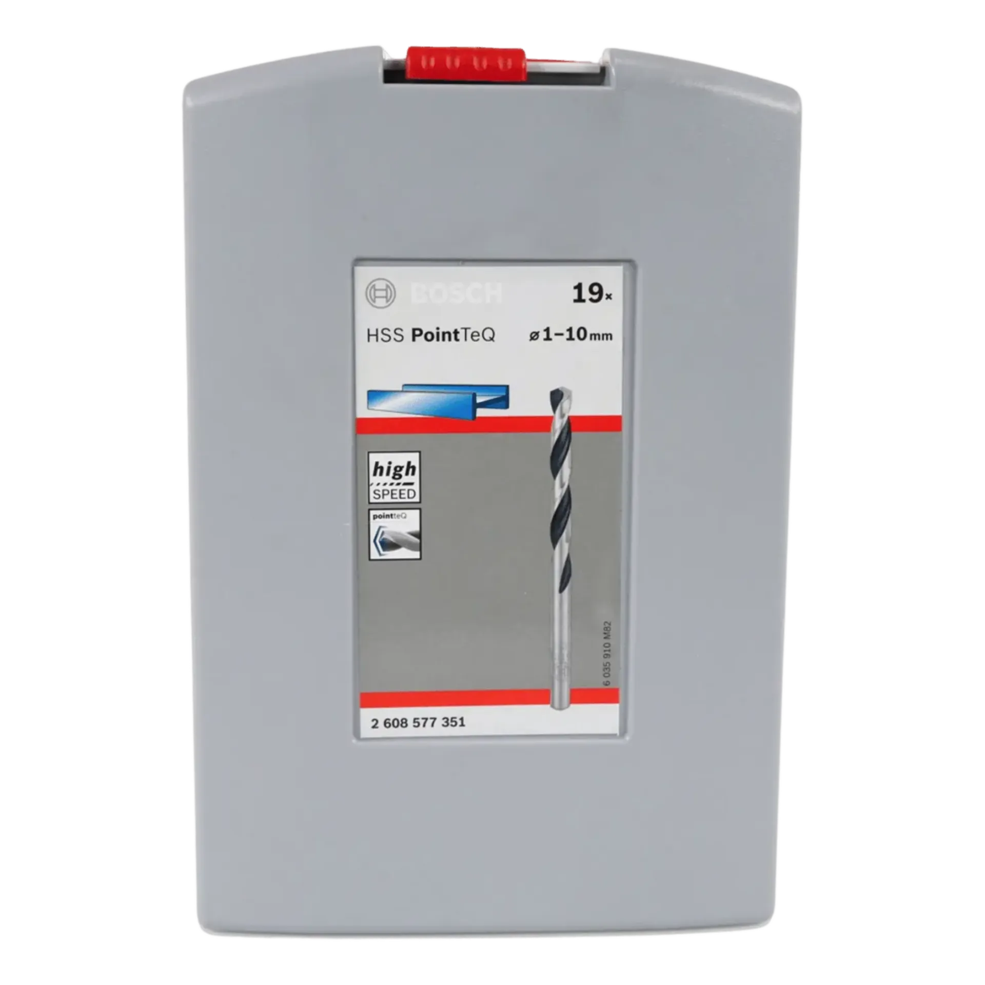 Set (19) metaalboren 1-10 mm HSS PointTeq