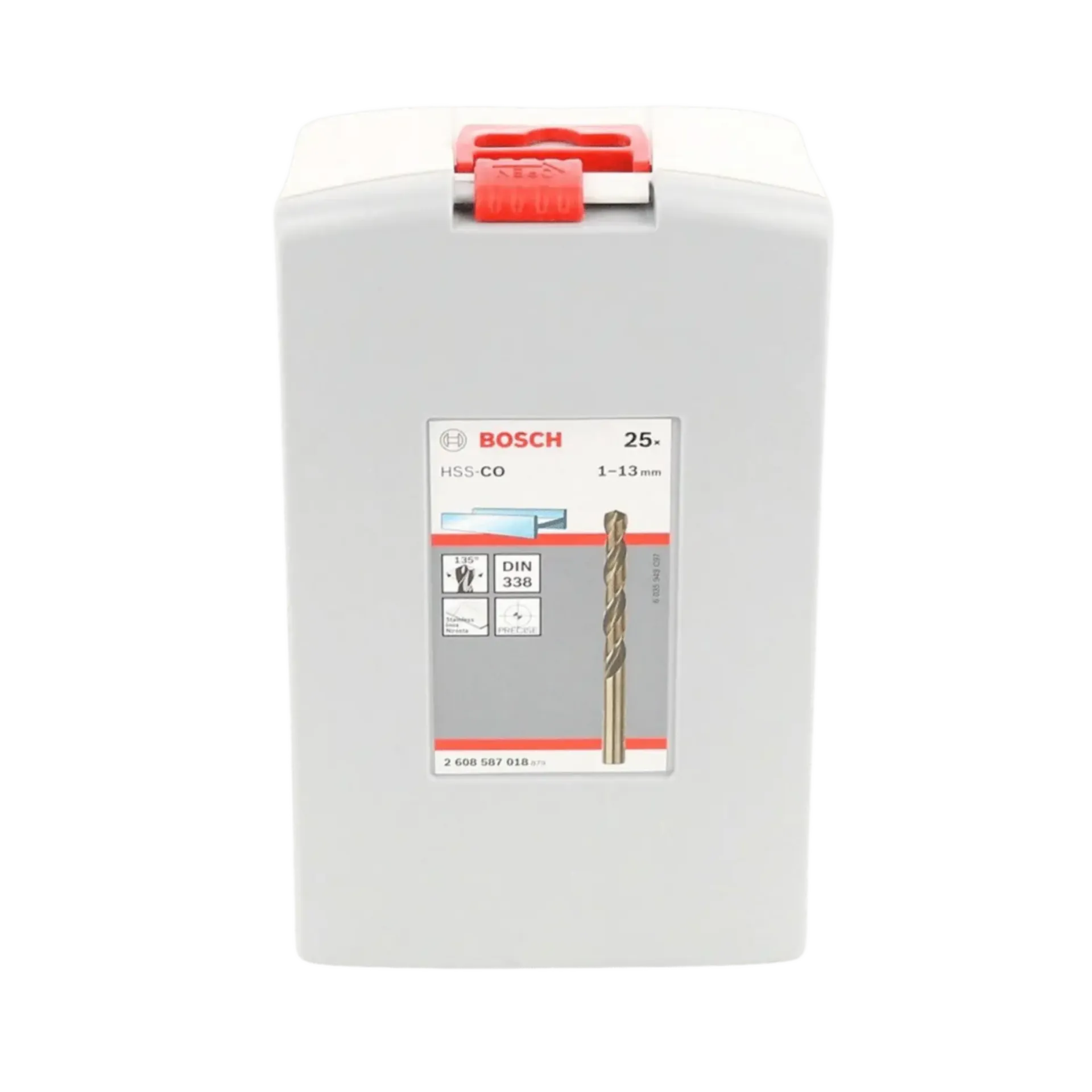 Set (25) metaalboren 1-13 mm HSS-Co DIN338 Set (25) metaalboren 1-13 mm HSS-Co DIN338